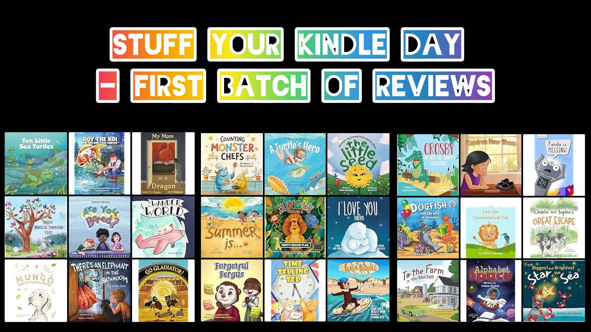 First Reviews from the Stuff Your Kindle Day Book List!