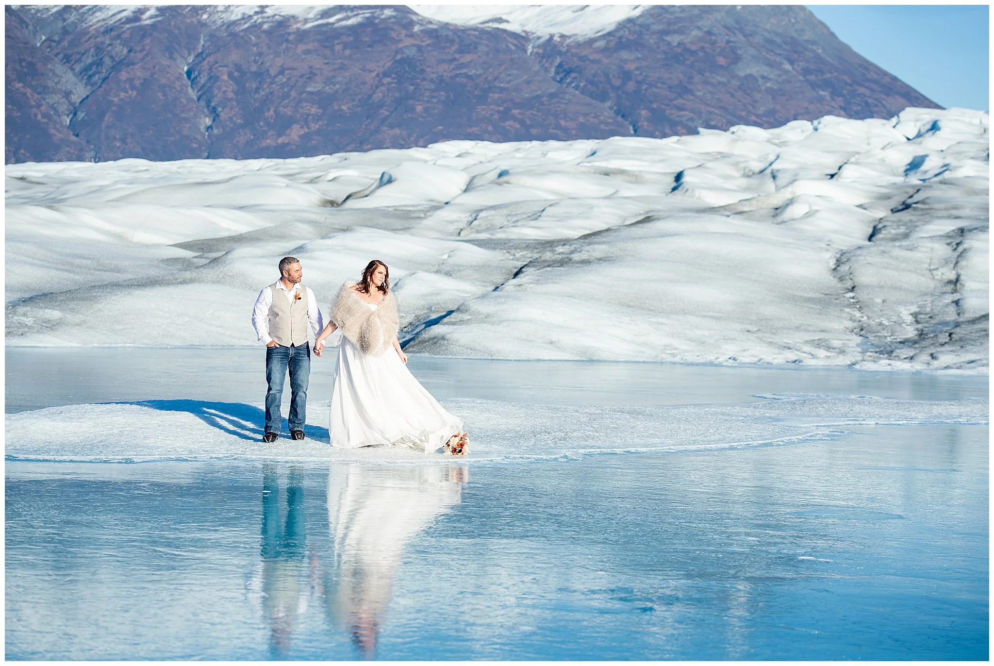 Jamie &amp; Nick | Knik Glacier