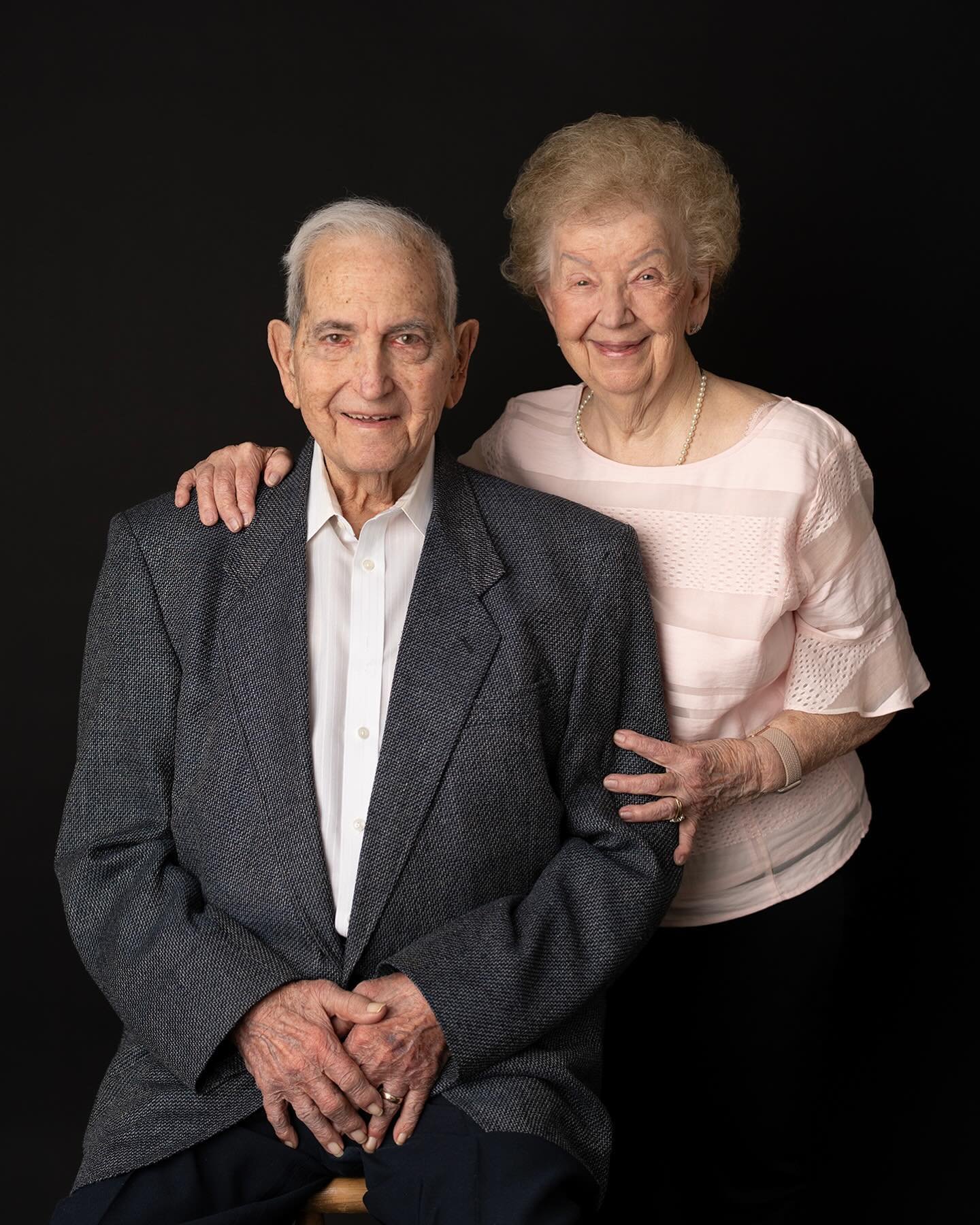My amazing grandparents came into the studio today for updated portraits. It was the most beautiful thing I have ever had the opportunity to photograph. I can honestly say it was such an HONOR to have the opportunity to photograph my sweet Grandpa at