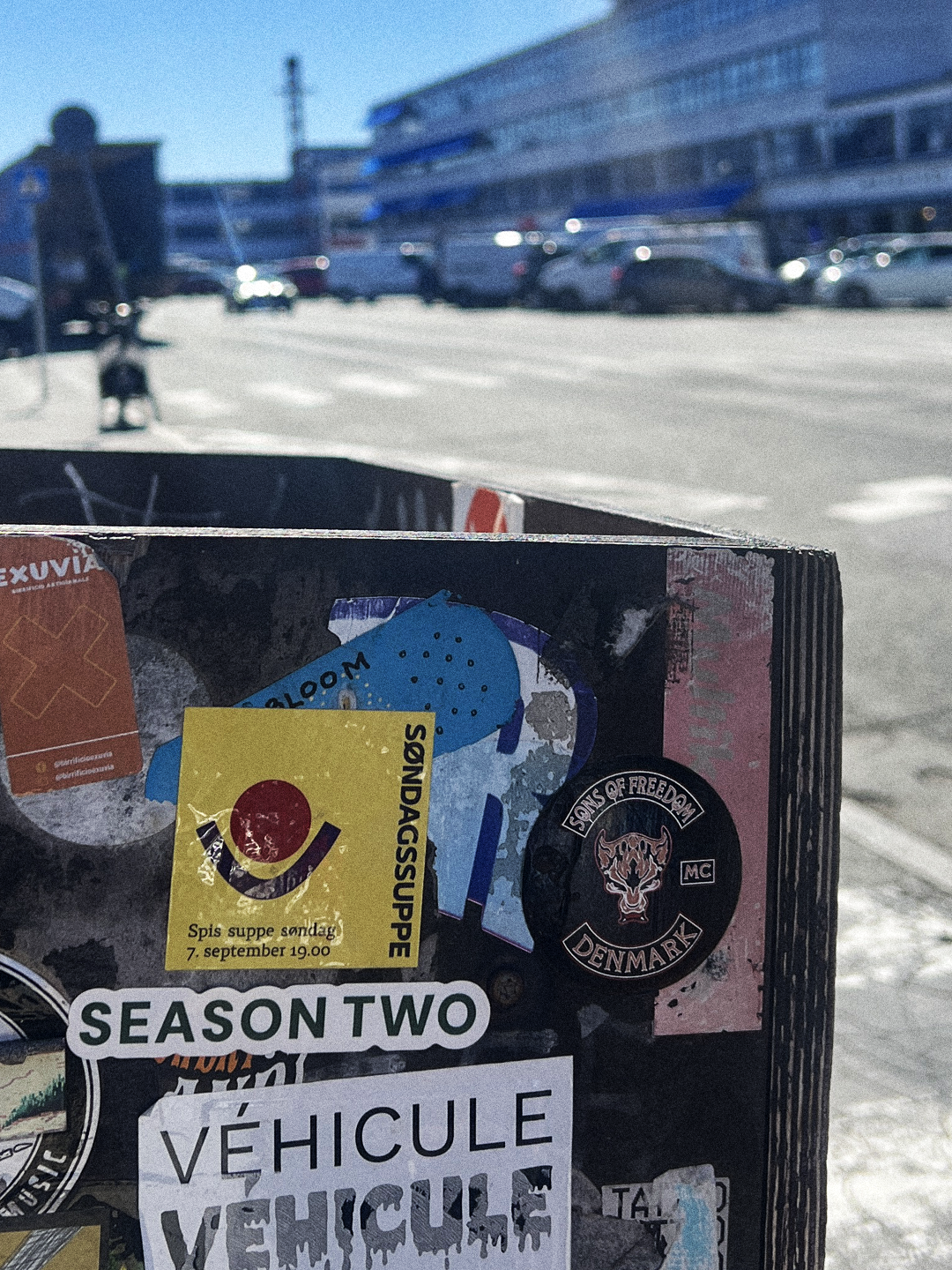 Kødbyen og klistermærker