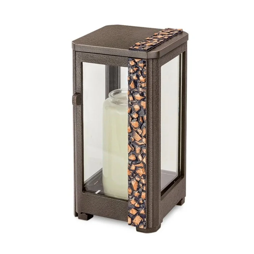 Lykt nr. 40380 mørk bronse, 23cm, kr 4700,-