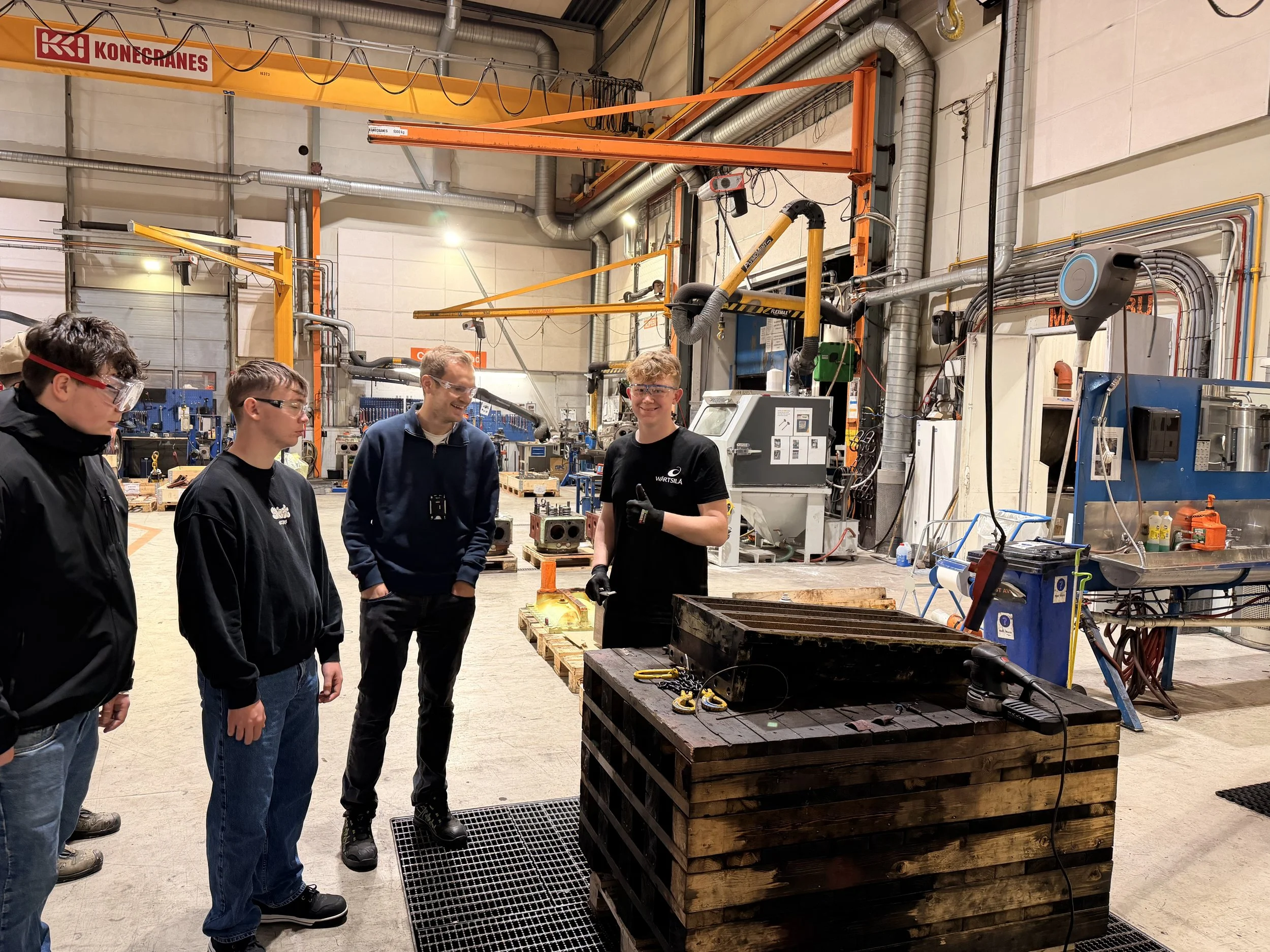 Vg1 TIF på bedriftsbesøk