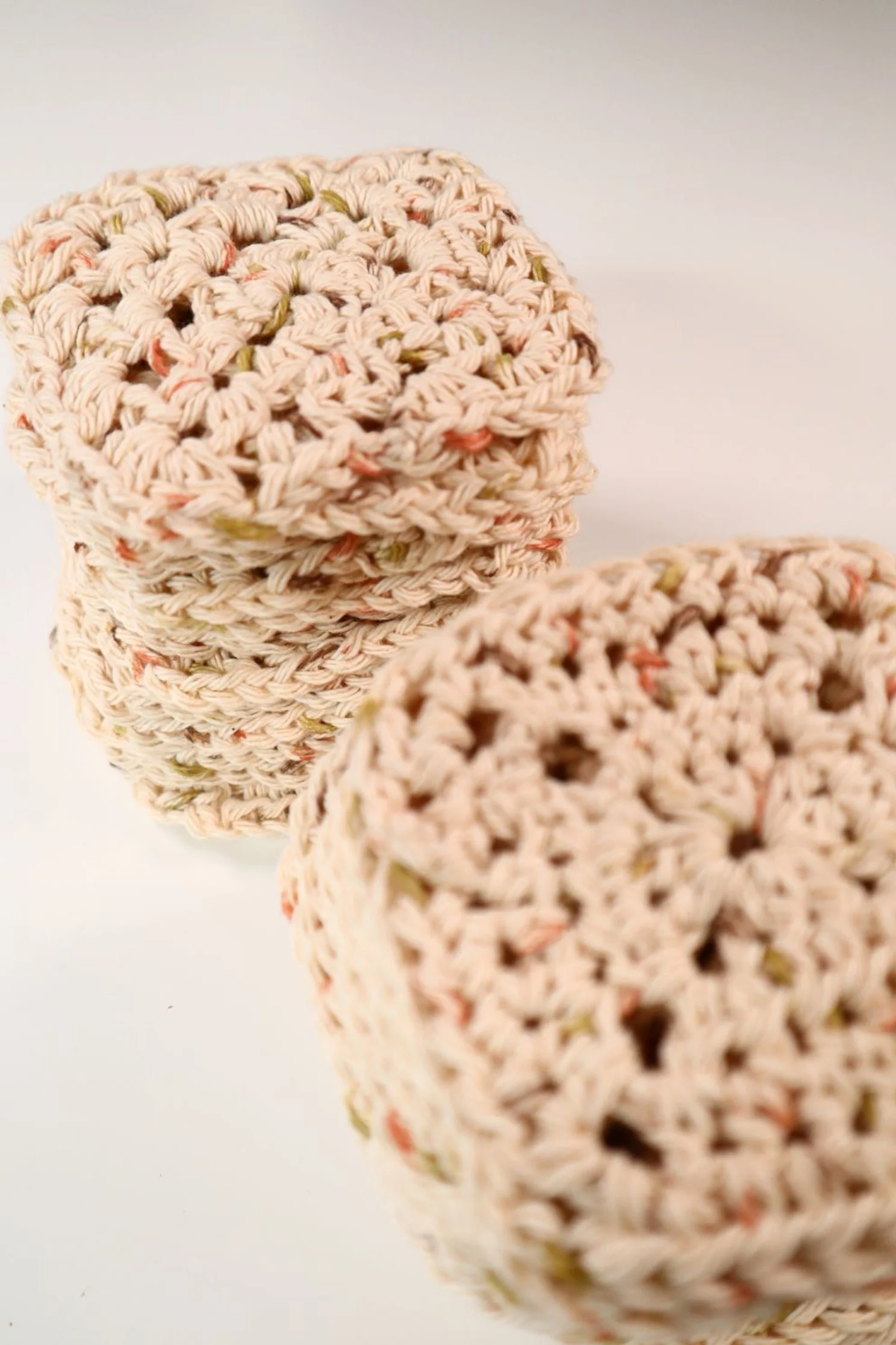 Alternating Granny Square Crochet Blanket Made on Mill