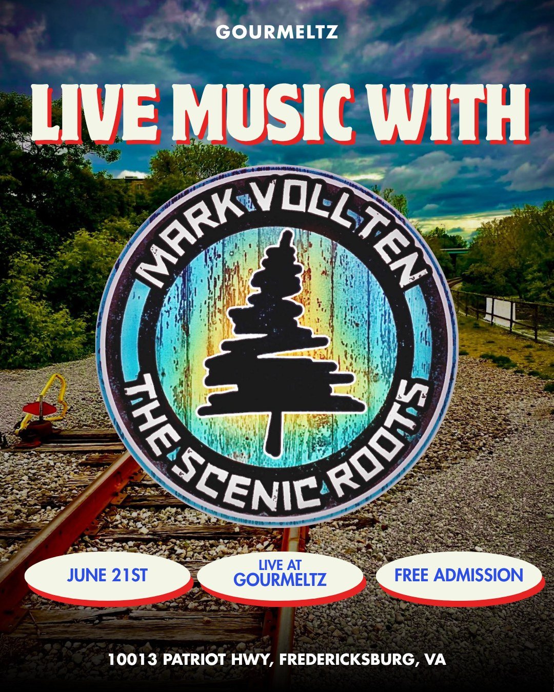 🎶 Live Music Saturday: Scenic Roots
This Saturday, we&rsquo;ve got the Scenic Roots band lighting up the stage at 7PM. Come early, grab your favorite melt, and stay for the tunes. No cover. Just vibes.