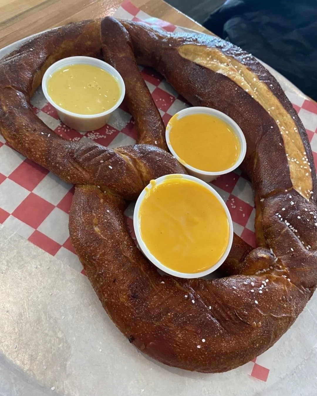 Pretzel + cheese = match made in melty heaven. 🥨🧀

#PretzelLove #PretzelTime #SaltyAndSoft #PretzelPerfection