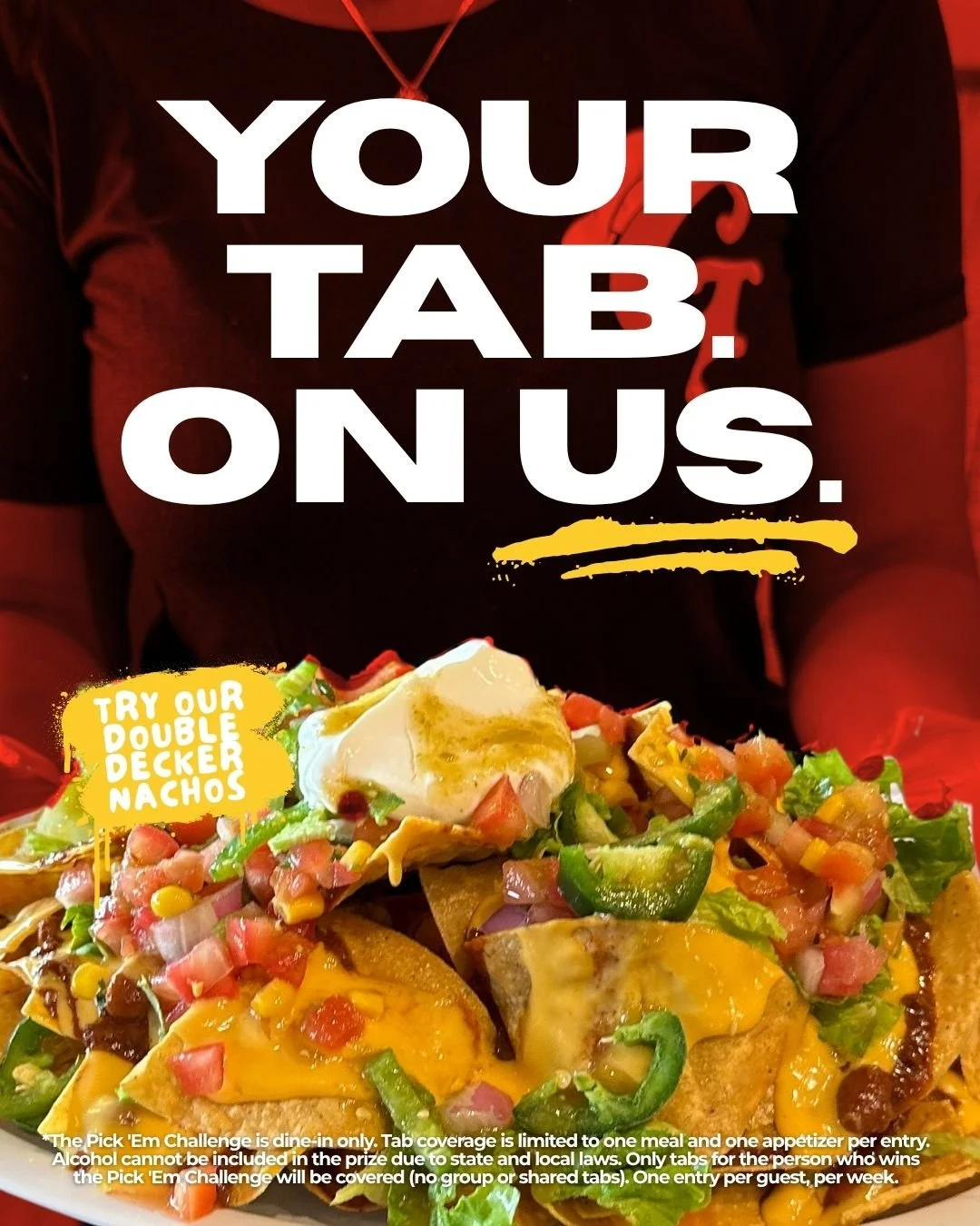 🏈 NFL Sundays just got tastier! 🍔 Join the Gourmeltz Pick &lsquo;Em Challenge&mdash;pick the 1:00 PM games right against the spread, and your meal + appetizer is FREE! *Dine-in only, no alcohol, one entry per week. Who&rsquo;s in? 🙌

#Gourmeltz #N