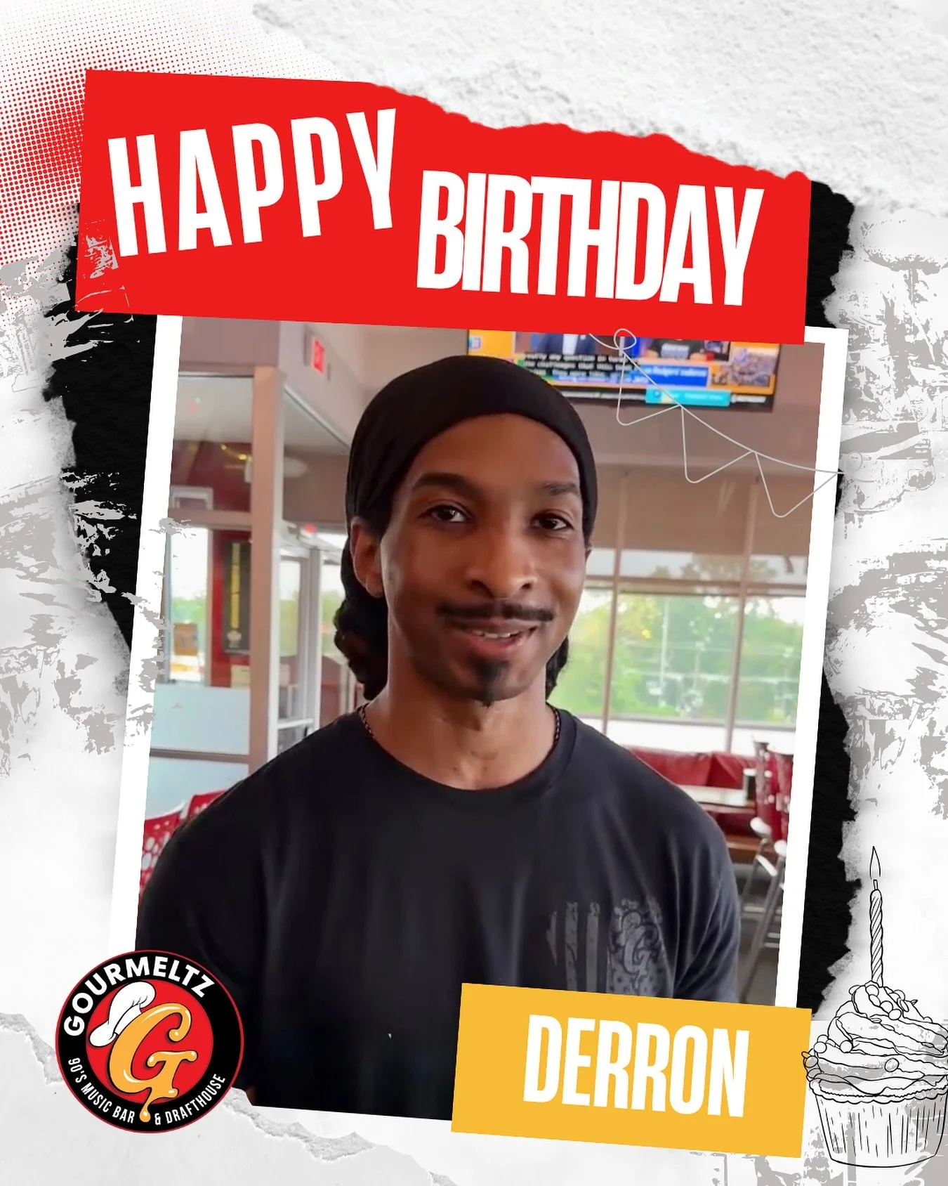 🎉🥳 Birthday alert at Gourmeltz! Today, we&rsquo;re popping confetti for our OG GM, Derron&mdash;the day-one legend who&rsquo;s been the ultimate captain of our crew, keeping our vibes high and the grill hot like a boss! 🚀💼

We couldn&rsquo;t do i