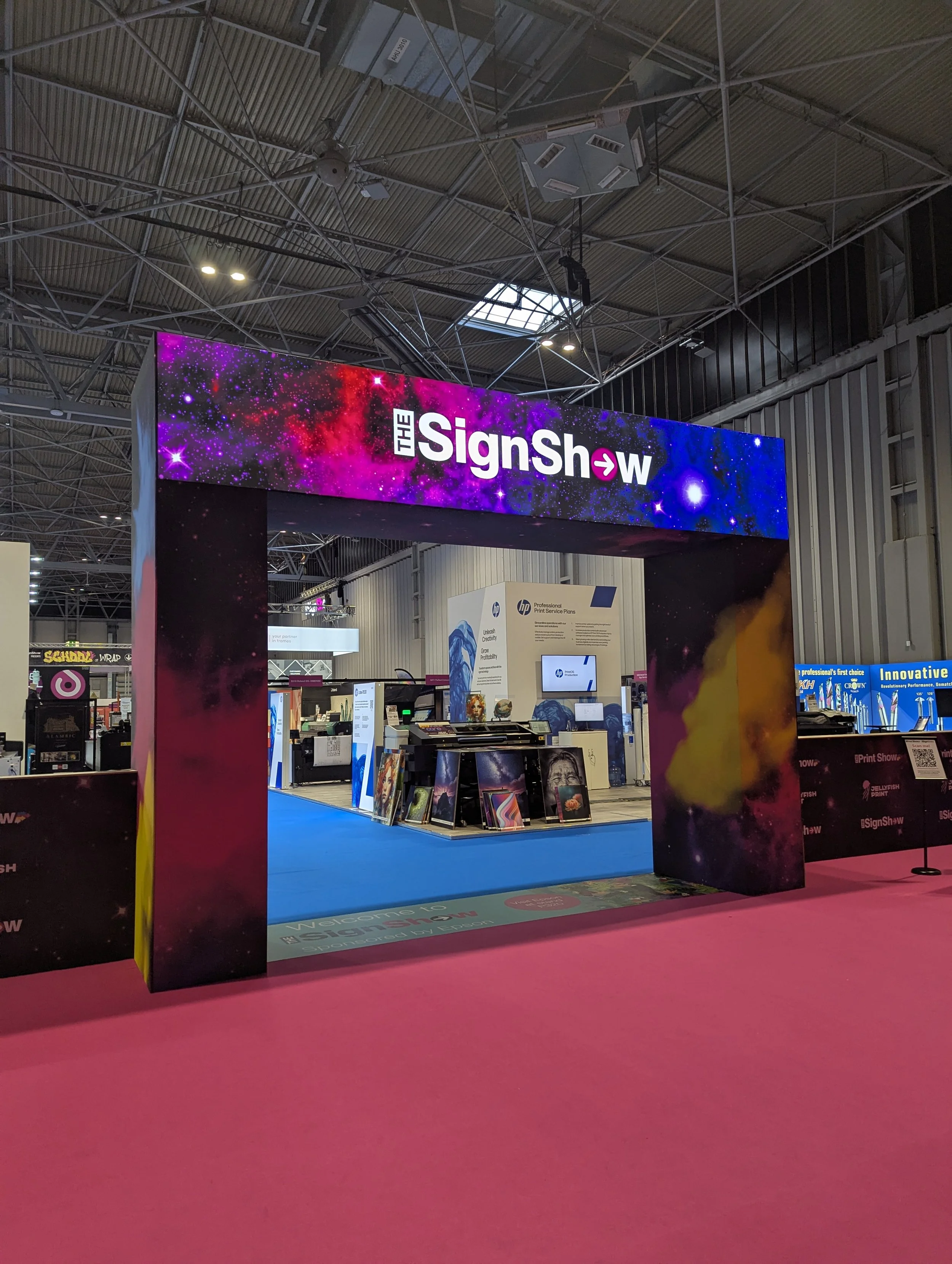 Live editing at The Print Show 2025