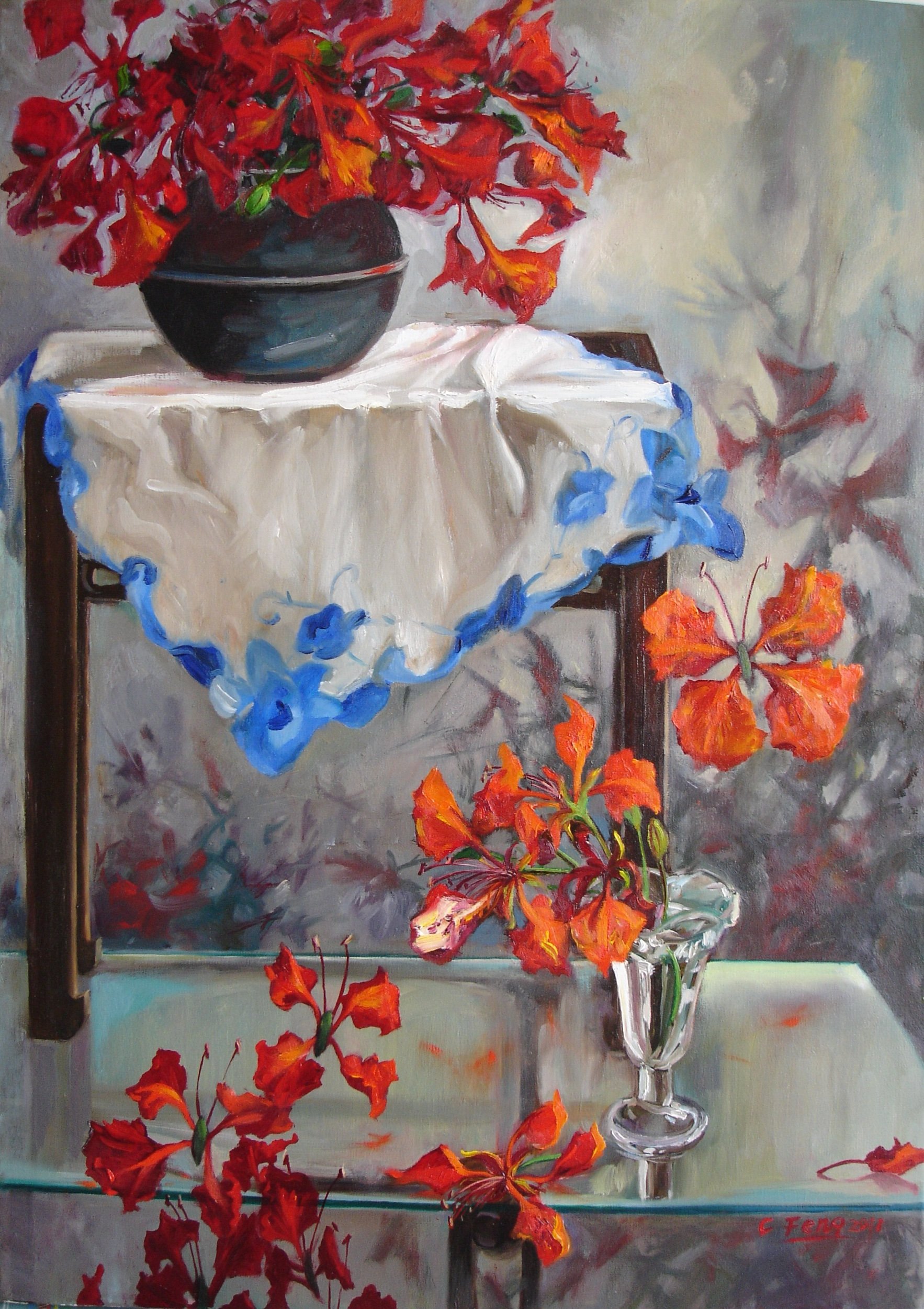 Butterfly’s Dream/80x50cm/oil on canvas/2011