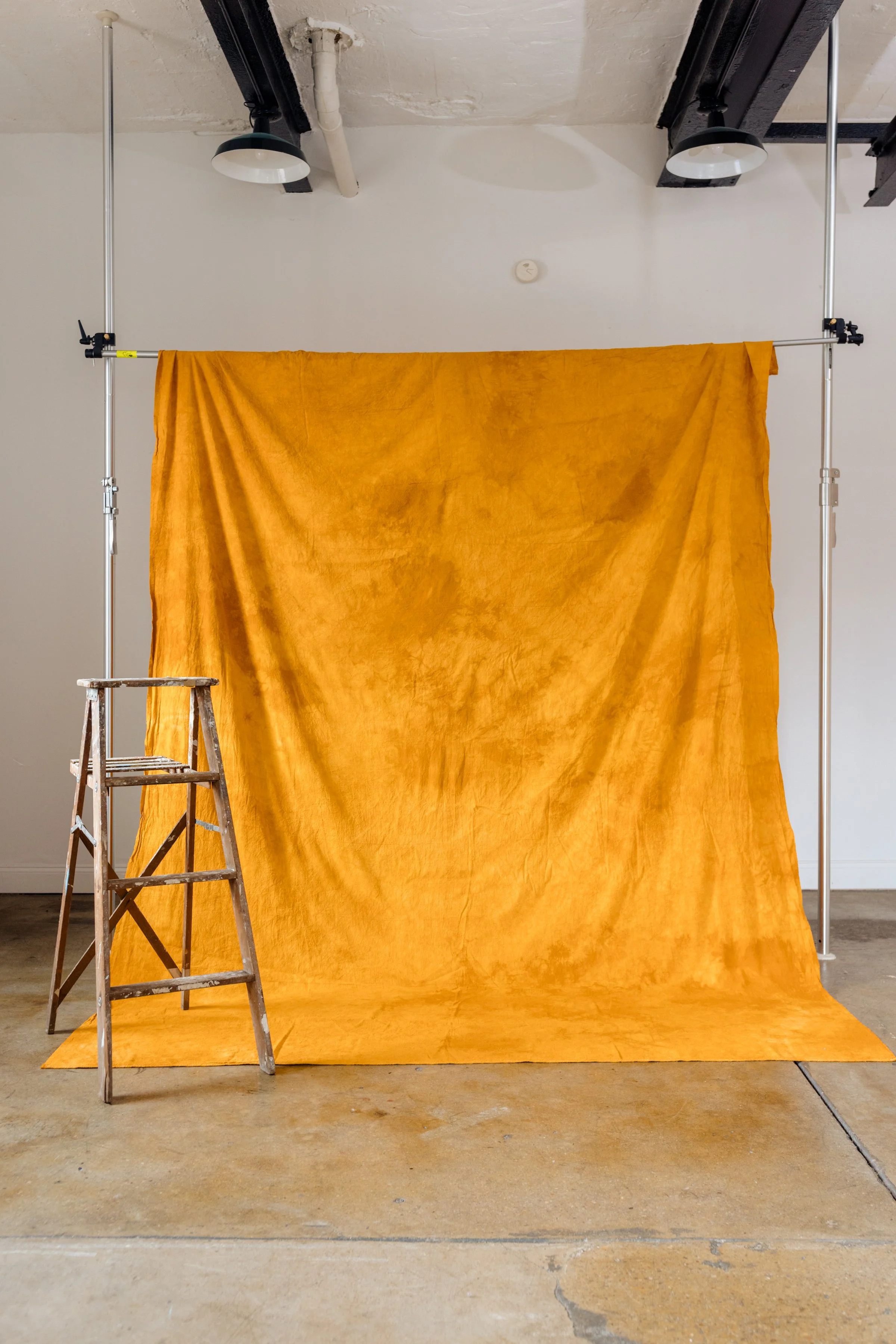 Marigold // Hand-Dyed Cotton Canvas Backdrop