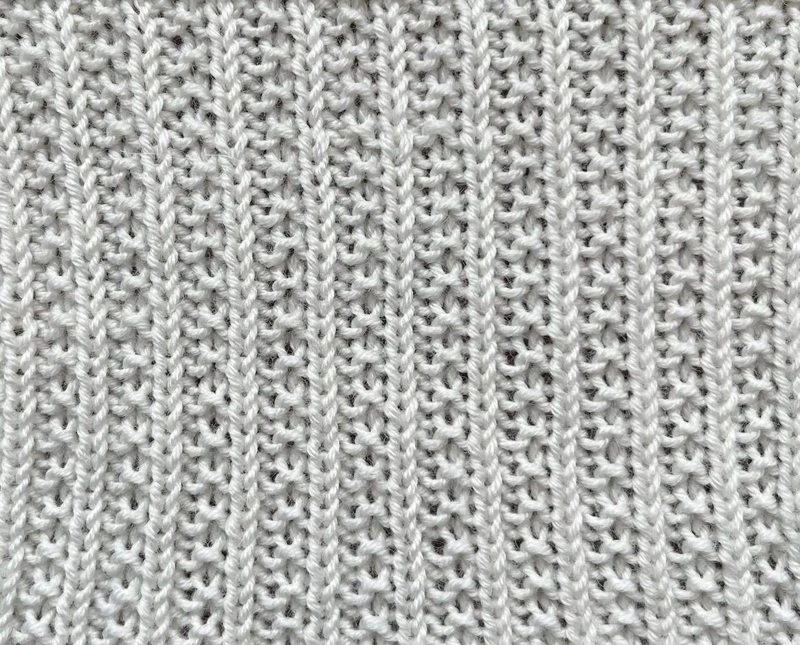 3 sts x 2 rows KPT Farrow Rib (No. I-A-4-b-(3)) — Museum of Knitting