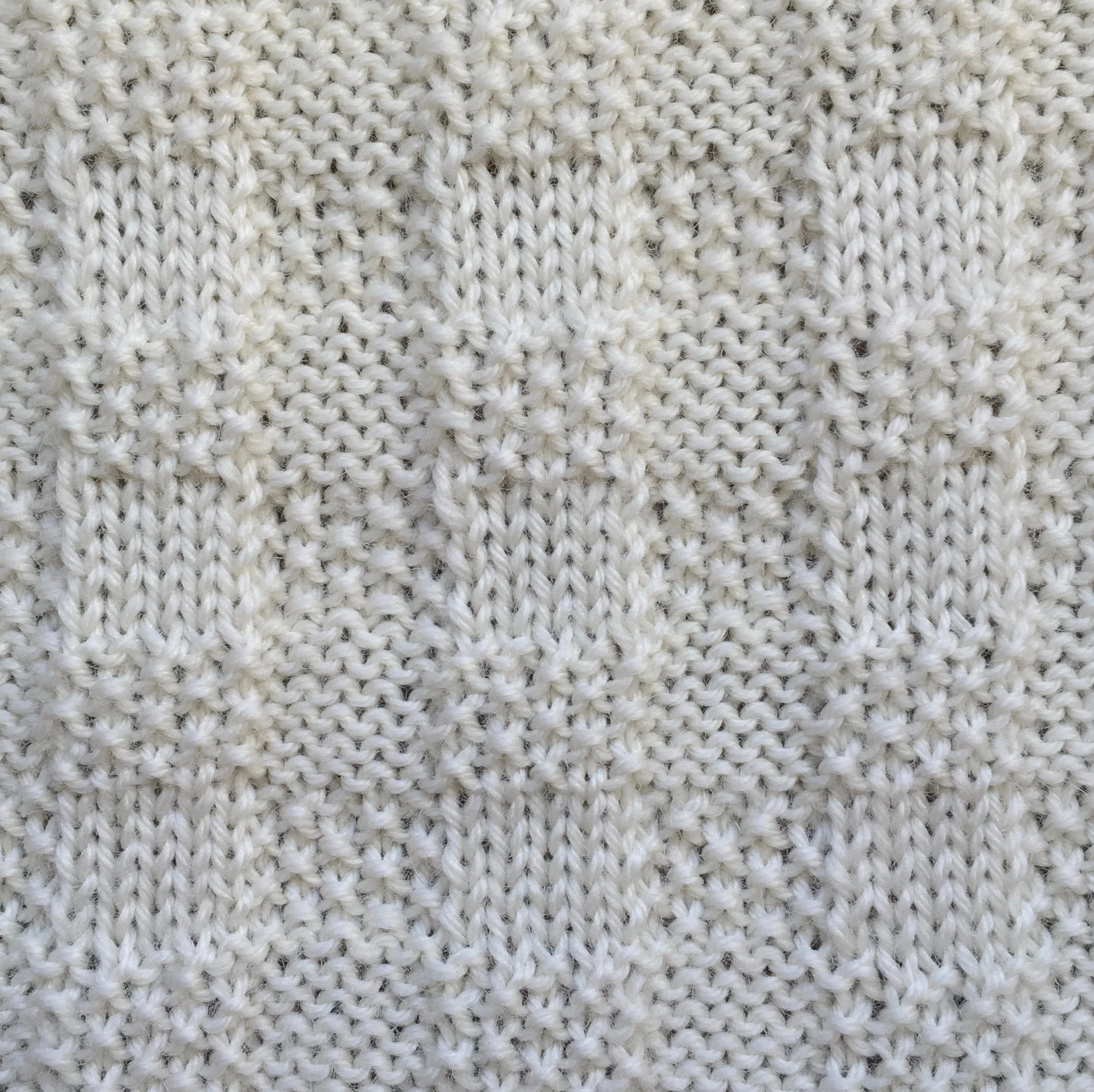 10 sts x 12 rows KPT Gingham pattern (No. I-A-9-f-(2)) — Museum of Knitting