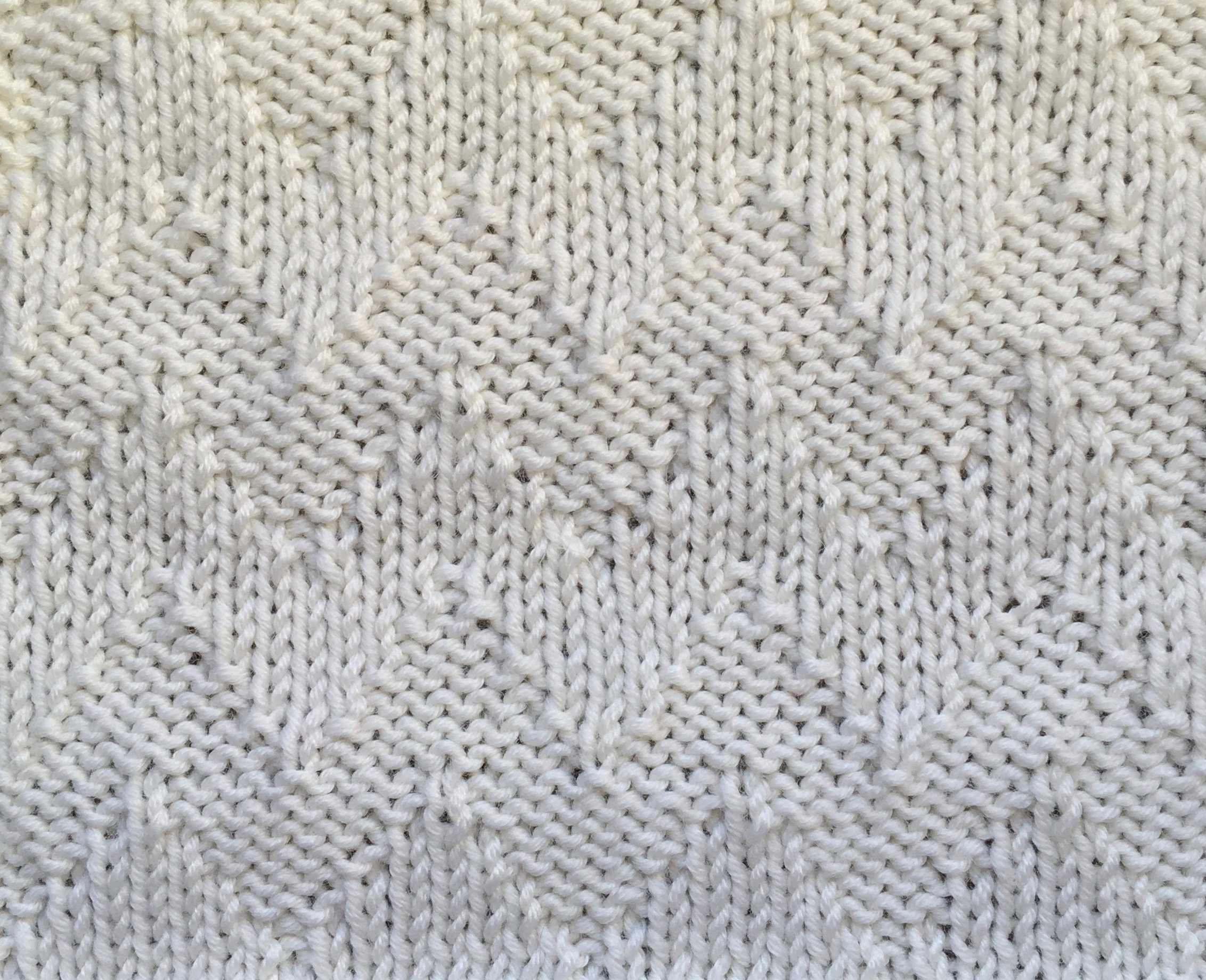 8 sts x 16 rows KPT Chevrons (I-A-11-f-1-b-(3))