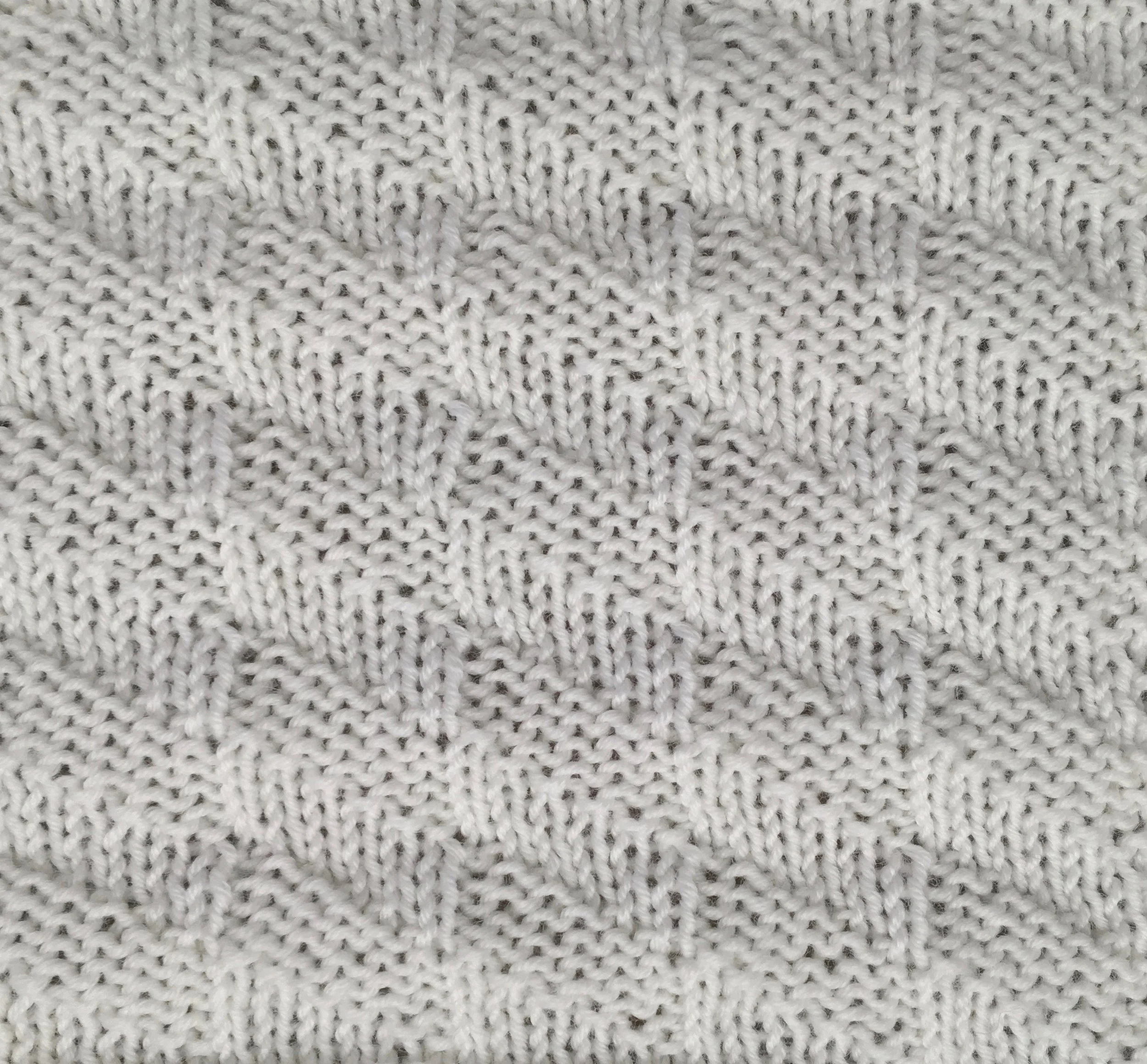 6 sts x 10 rows KPT Diagonal Basketweave (I-A-11-c-(2)) — Museum of ...