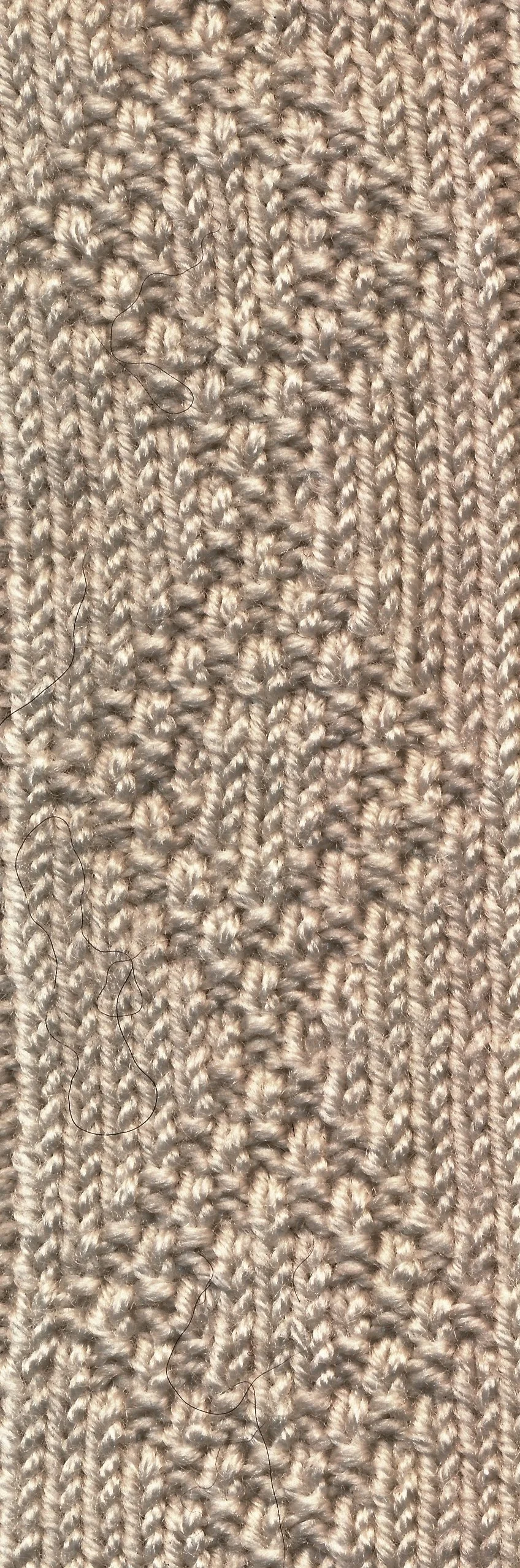 10 sts x 20 rows KPT Gansey Moss Diamonds (I-A-12-a-(8))