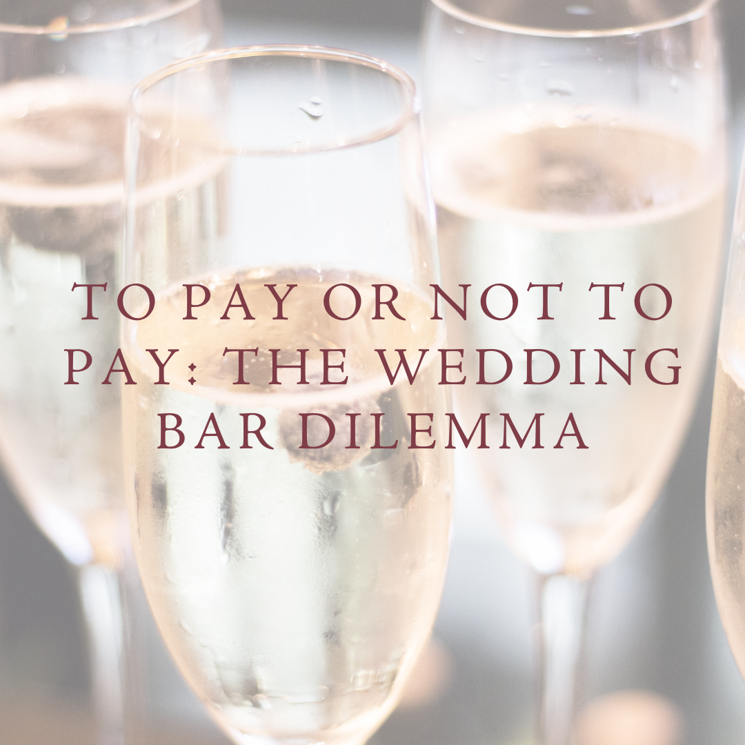 To Pay or Not to Pay: The Wedding Bar Dilemma