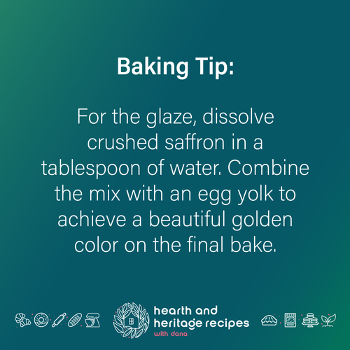 Persian Saffron Sweet Bread — Hearth and Heritage Recipes