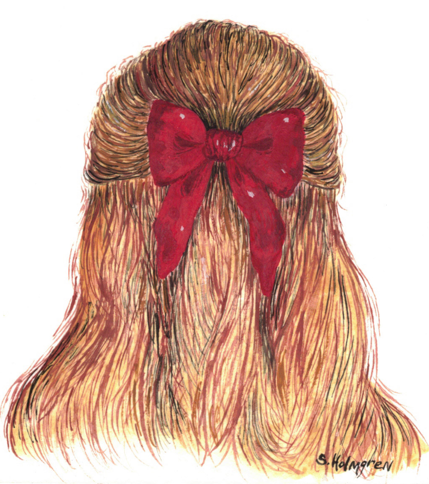 Beautiful Bow - 5" x 5" - $8