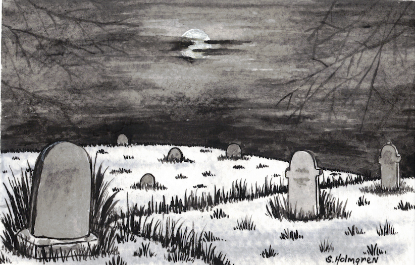 Horror Film 4" x 6" - $18