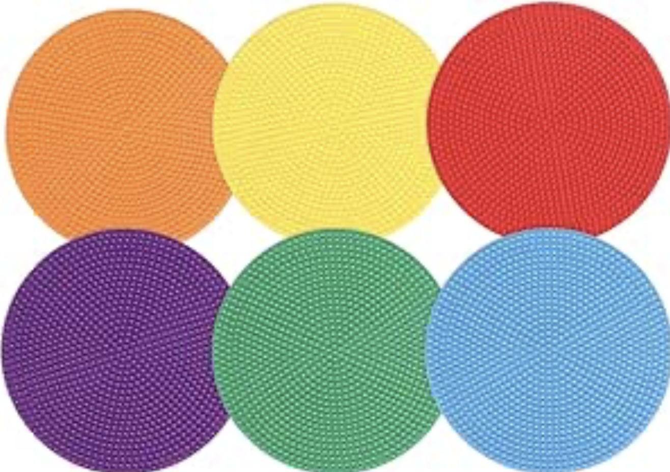 Colorful Floor Dots Preschool Piano