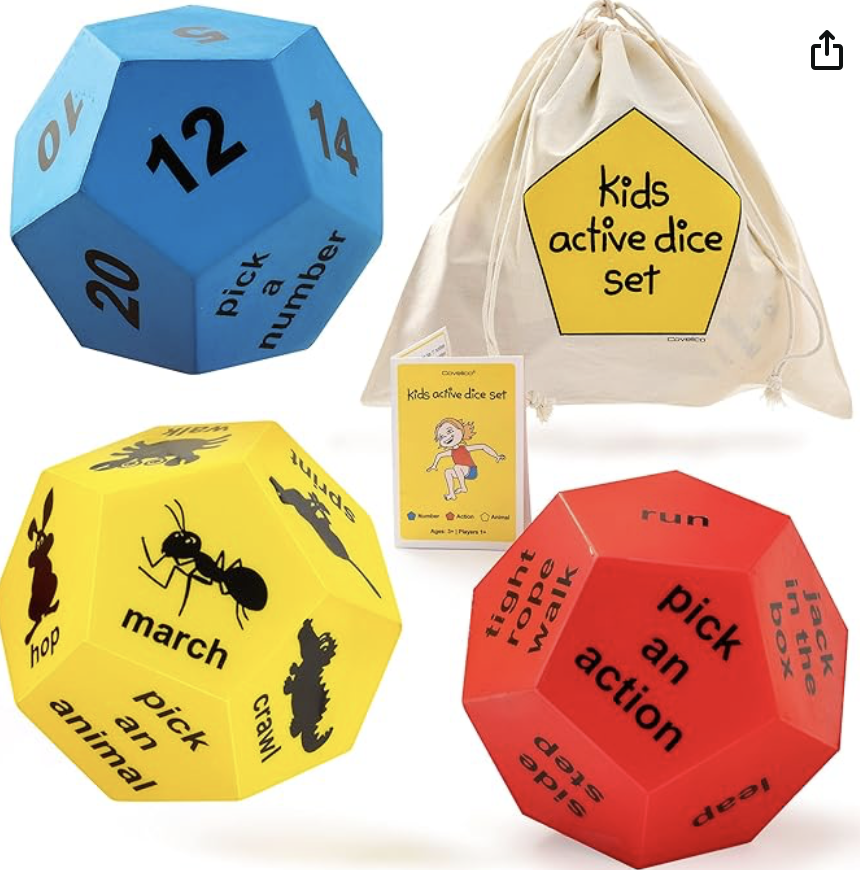Activity Dice for Piano Games