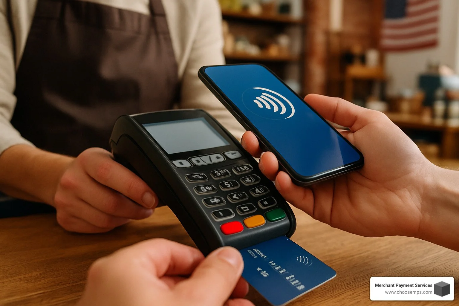 Secure payment processing with EMV chip readers and mobile wallet acceptance - POS systems Dayton