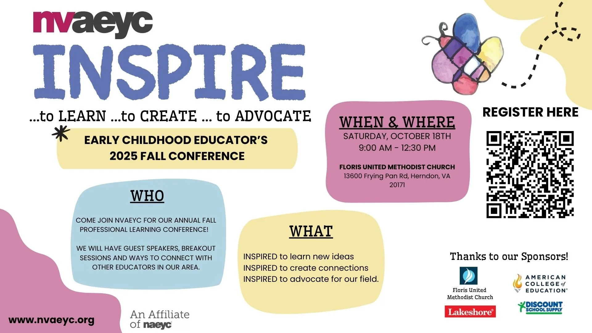 NVAEYC Fall Conference :INSPIRE