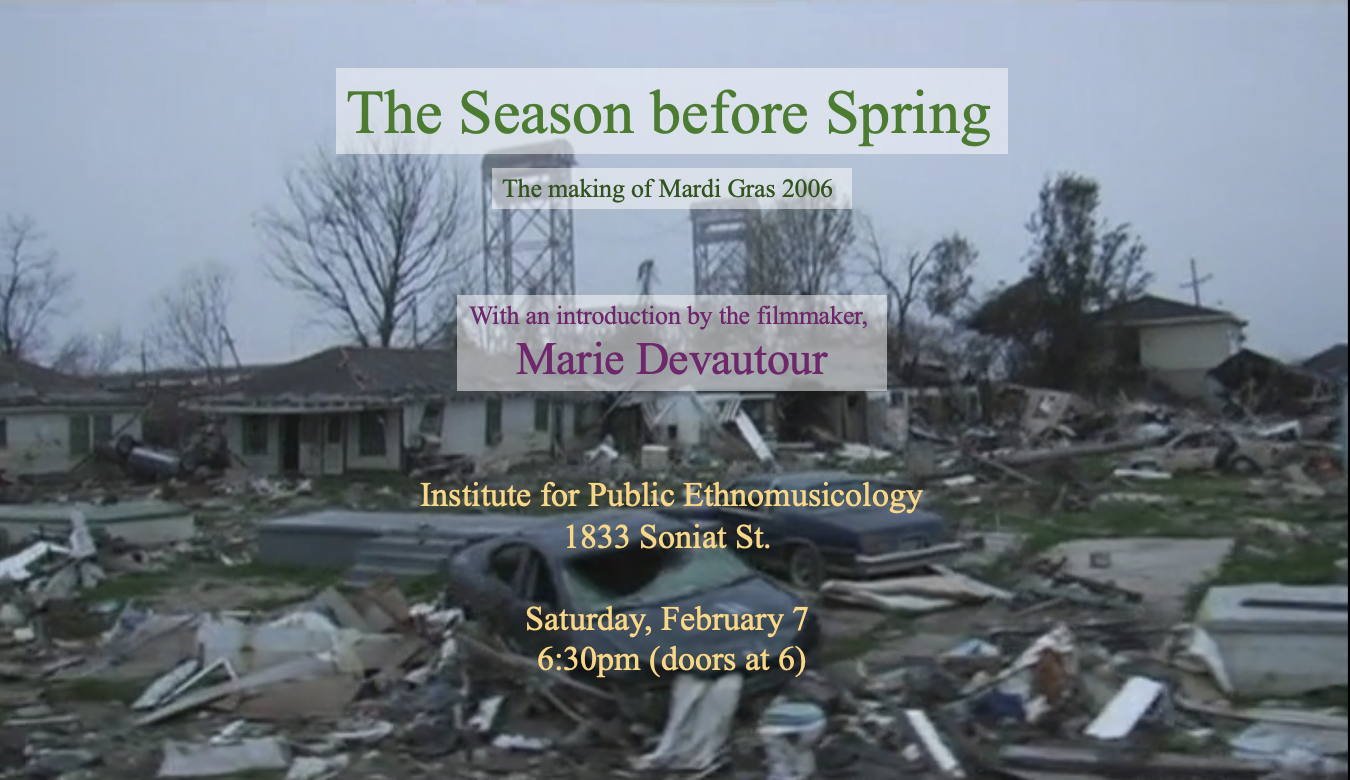 Screening: The Season before Spring (2006)