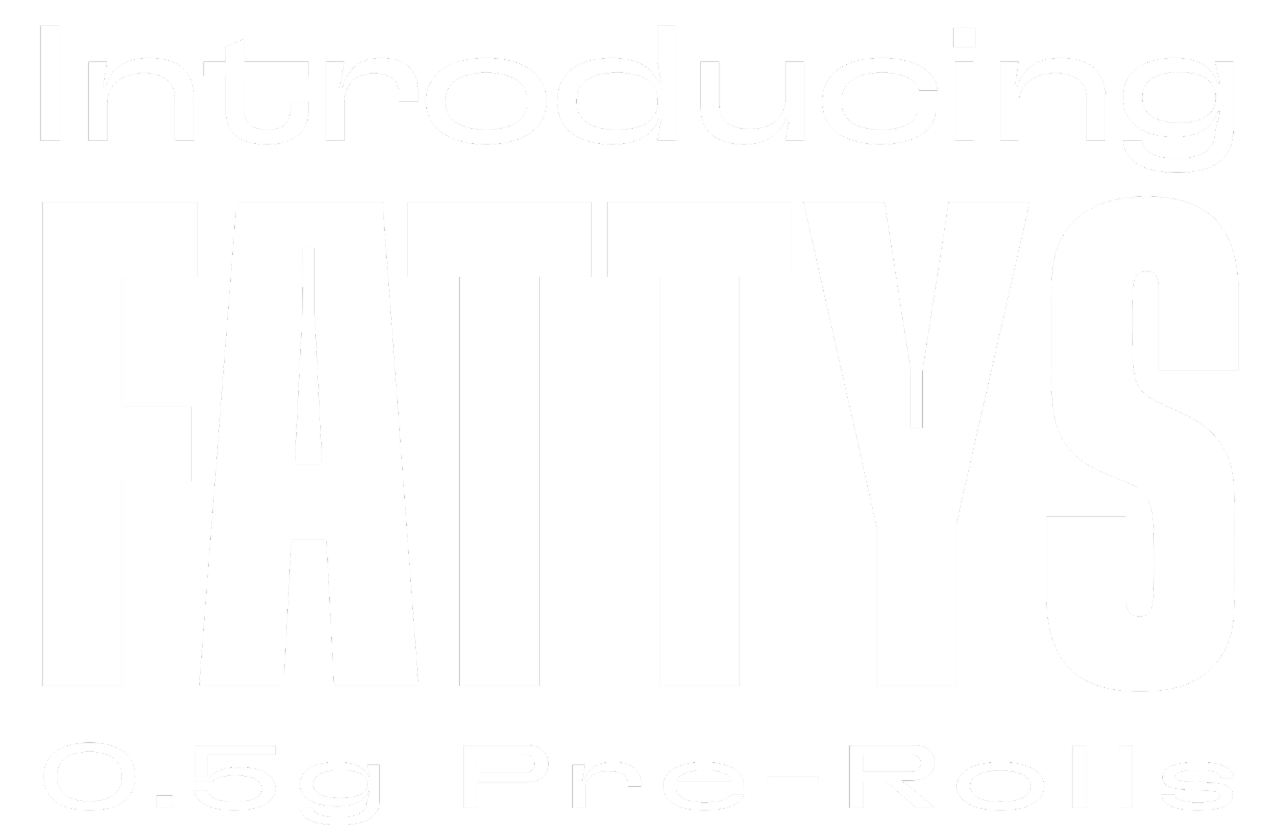 Product label for introducing FettiVibes, O.5g Pre-Rolls.