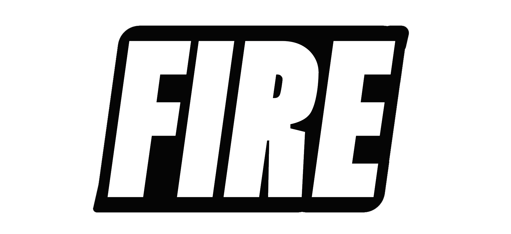 The logo of the TV network TBS in black and white.