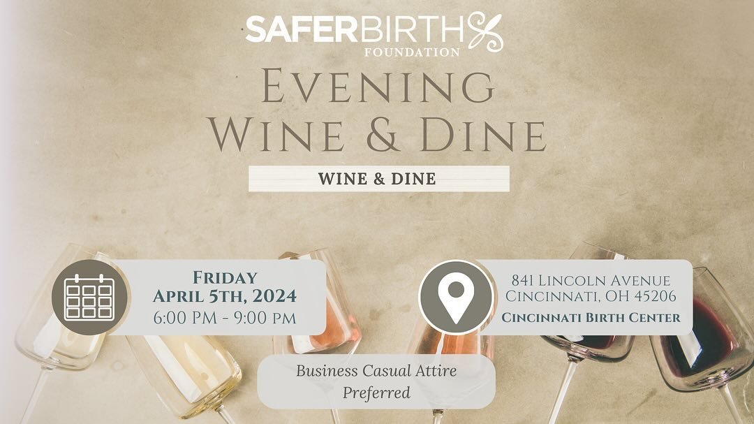 🌱Join us for a delightful evening of wine and dine on April 5th at 6:00 pm in support of the Safer Birth Foundation. Meet the board members and enjoy an elegant night of generosity for a good cause. You can buy tickets to this event using the follow