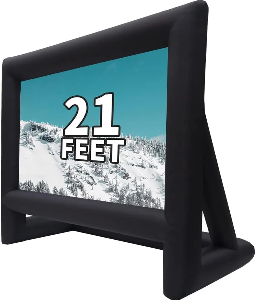 A black digital display screen showing a white "21" on a dark background is presented at an angle.