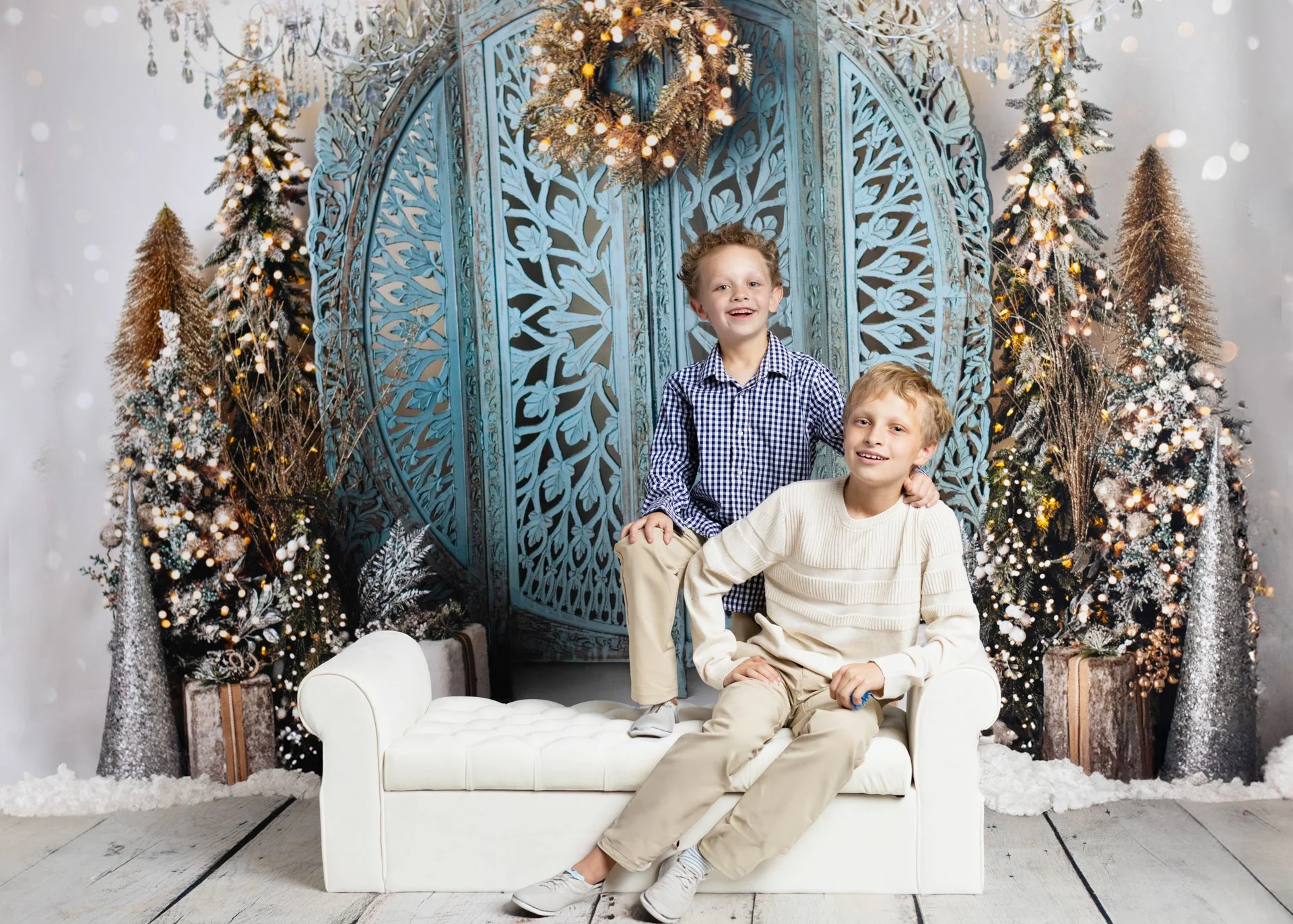 How to Capture Your Family's Holiday Spirit with Our Dreamy Blue Christmas Photos