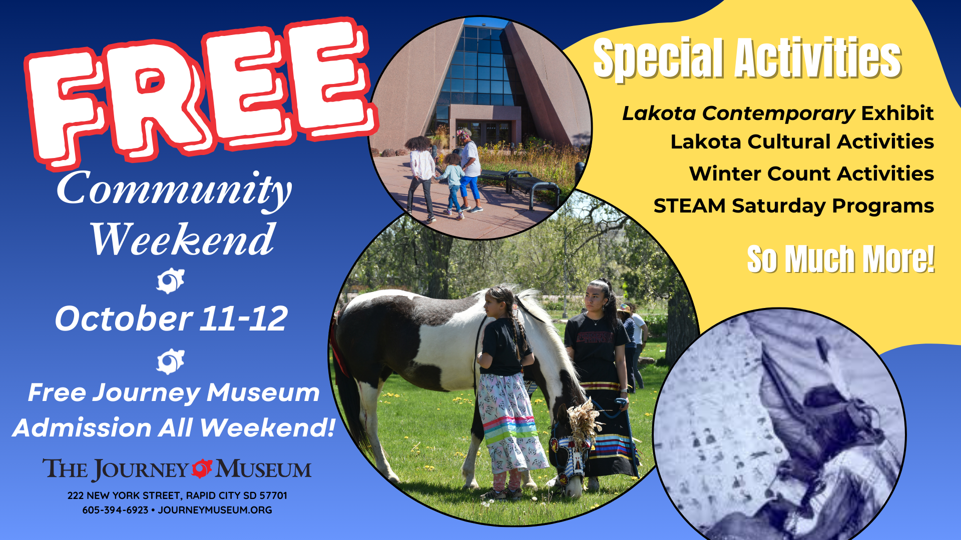 Free Community Weekend — The Journey Museum