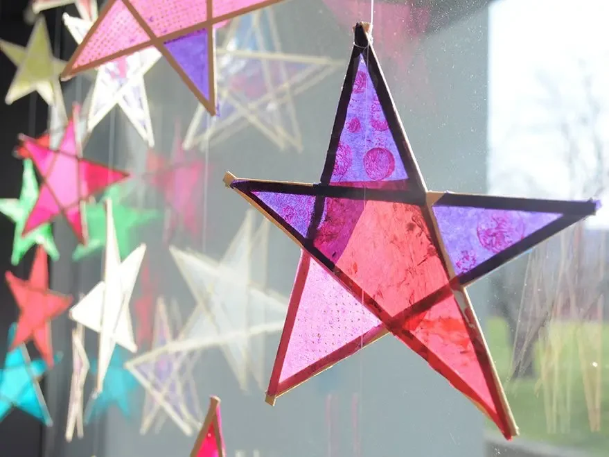 STEAM Saturdays - Water Stained Glass Suncatchers