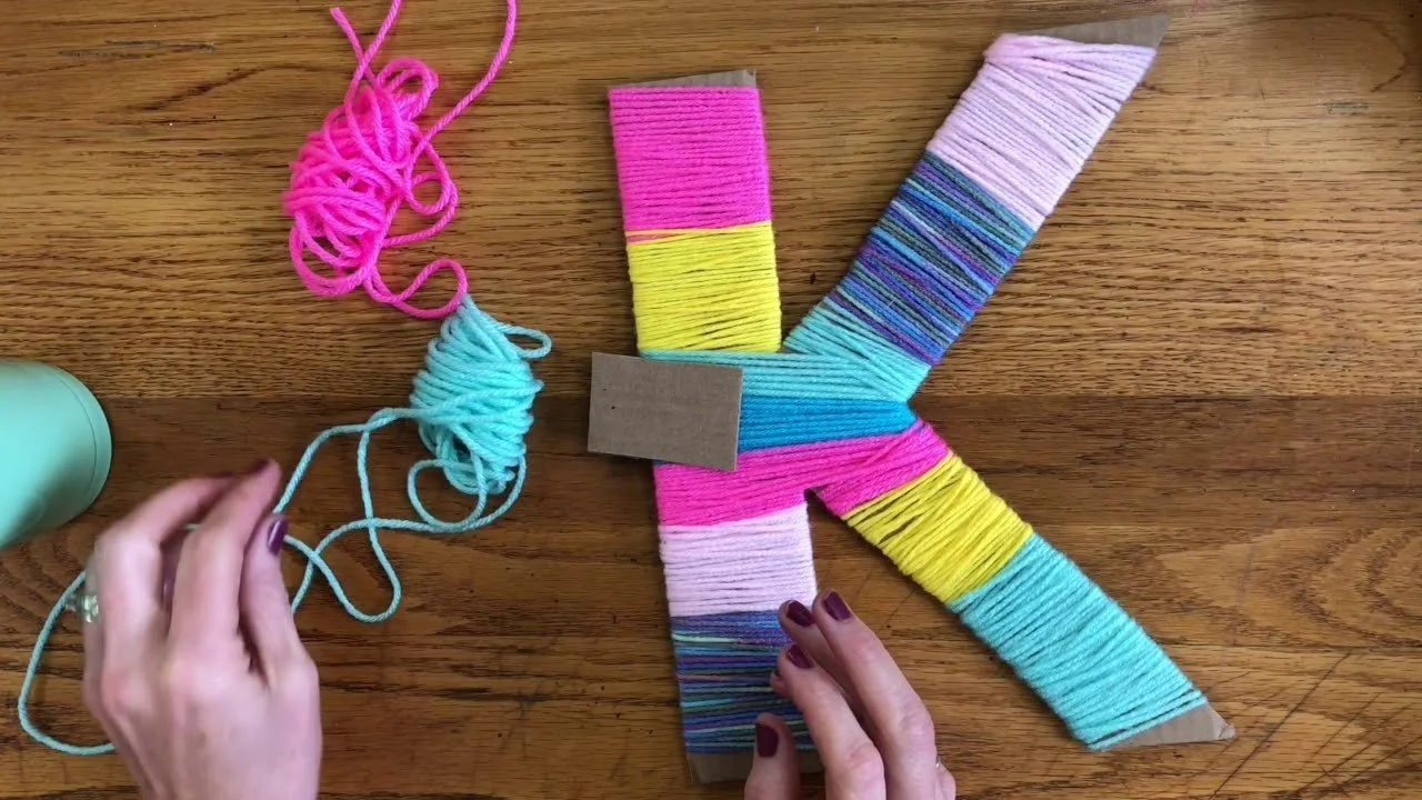 STEAM Saturdays - Slow Art Day Special: Self-Guided Yarn-Wrapped Initials