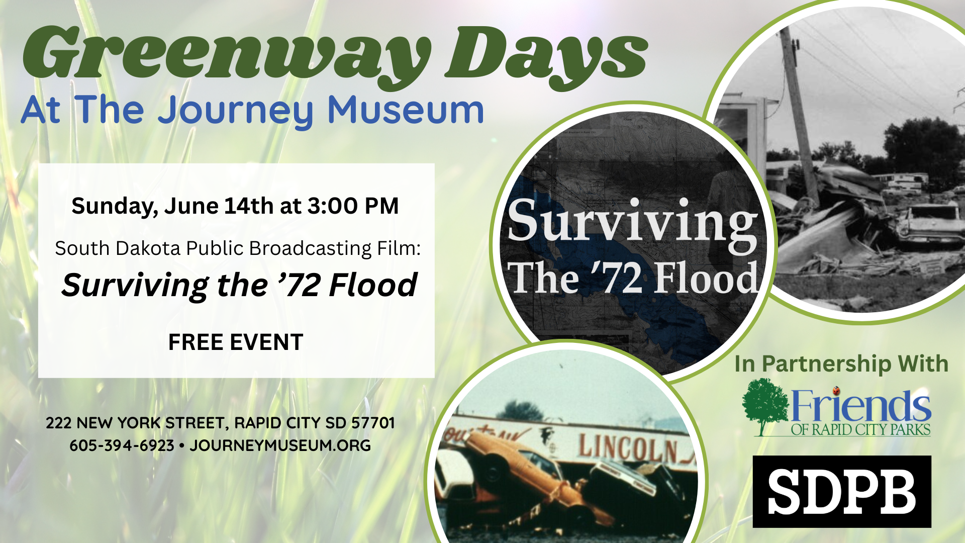 Surviving The '72 Flood - Film Screening