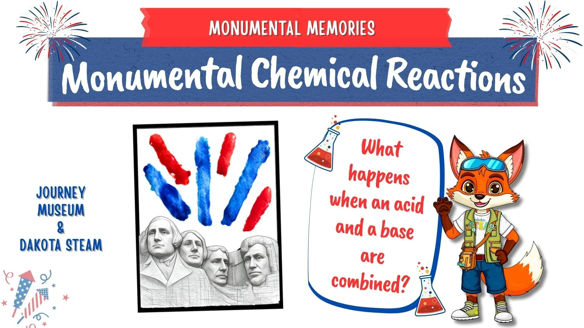 STEAM Saturdays: Monumental Chemical Reactions