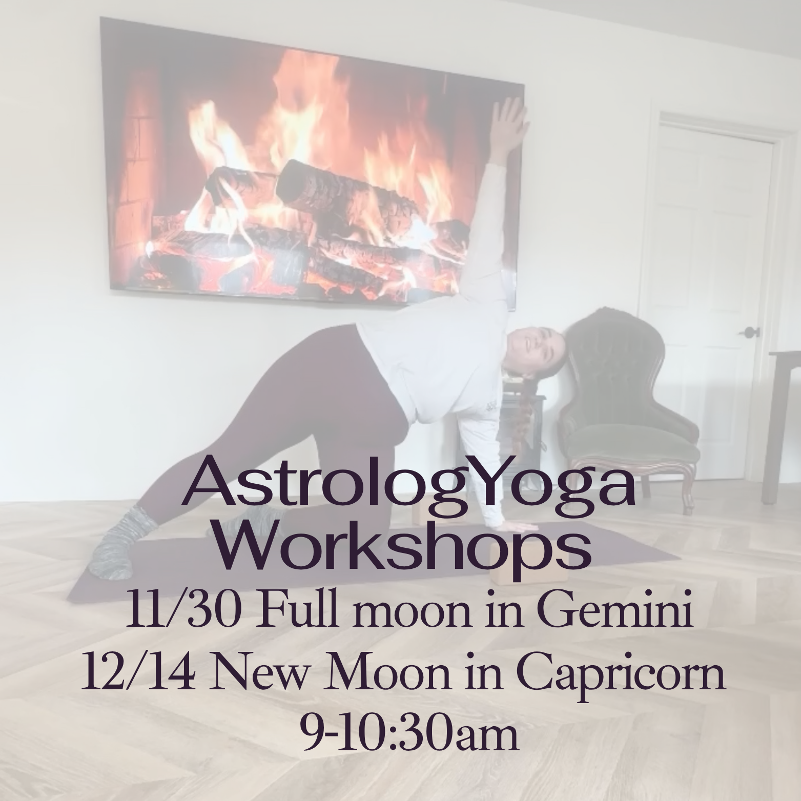 Full Moon in Gemini Yoga Workshop w/ Maria Elayne 