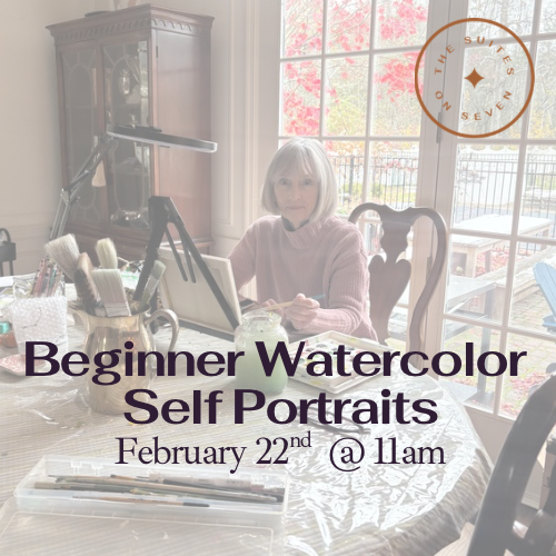 Beginner Watercolor Class: Self Portraits