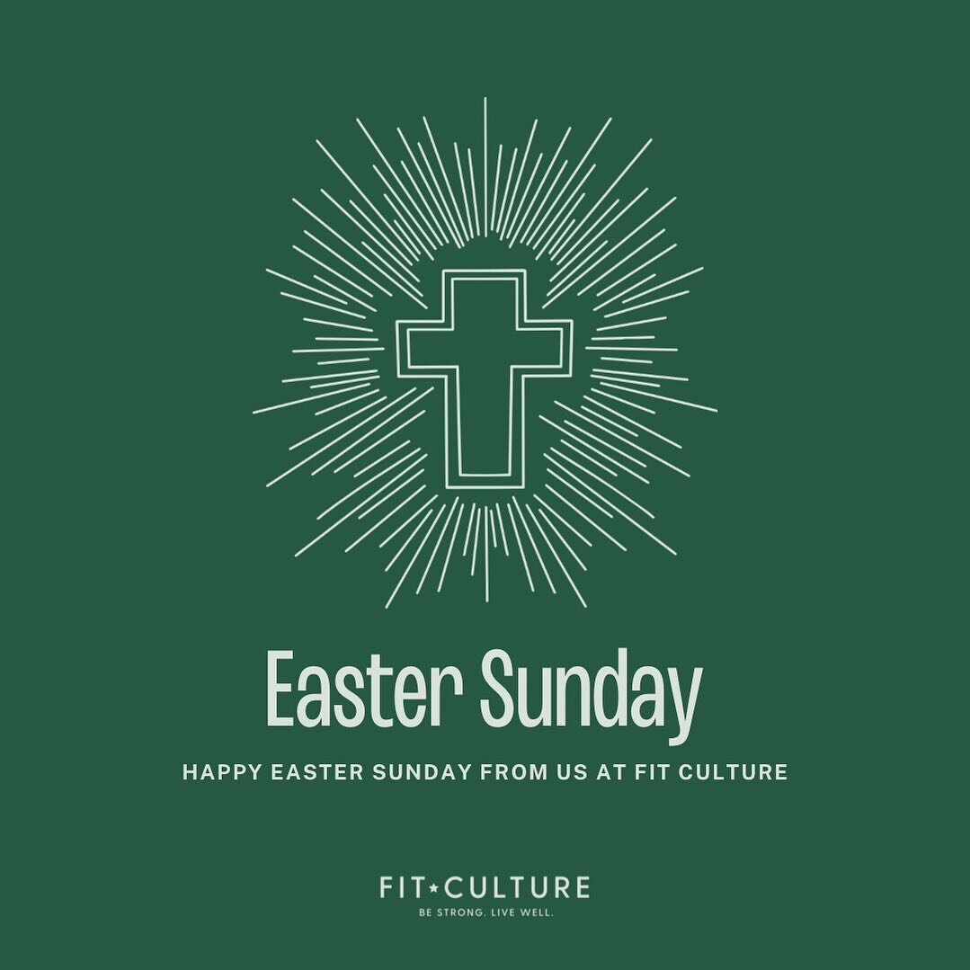 Happy Easter from us at Fit Culture!

#yourfitculture #heisrisen