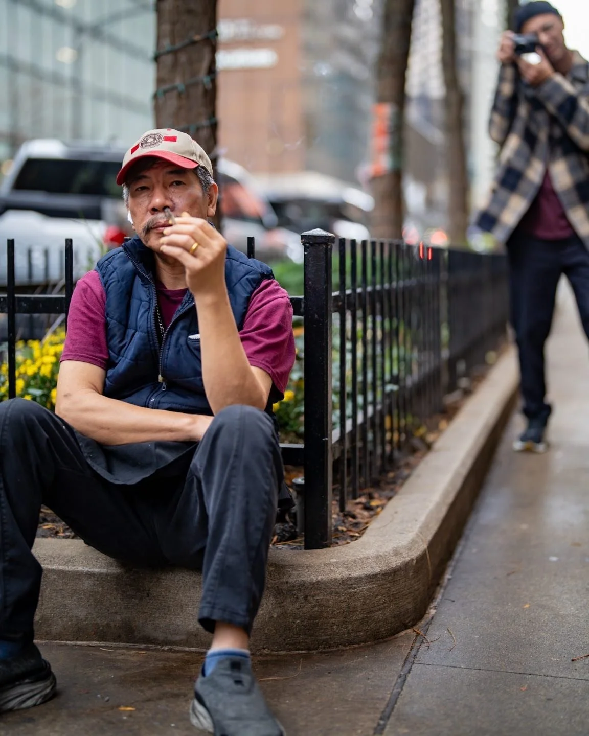 Me and @neilnegri working a street scene.