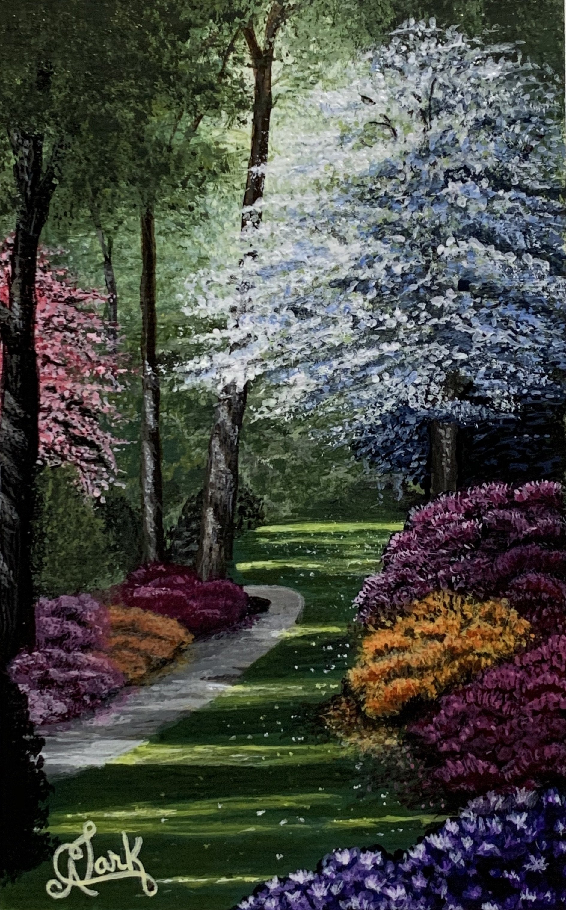 Spring in the Park by Clark Fine Art