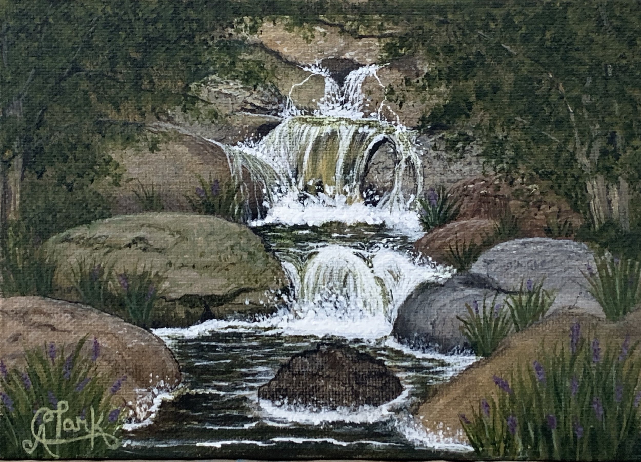 Secret Falls by Clark Fine Art