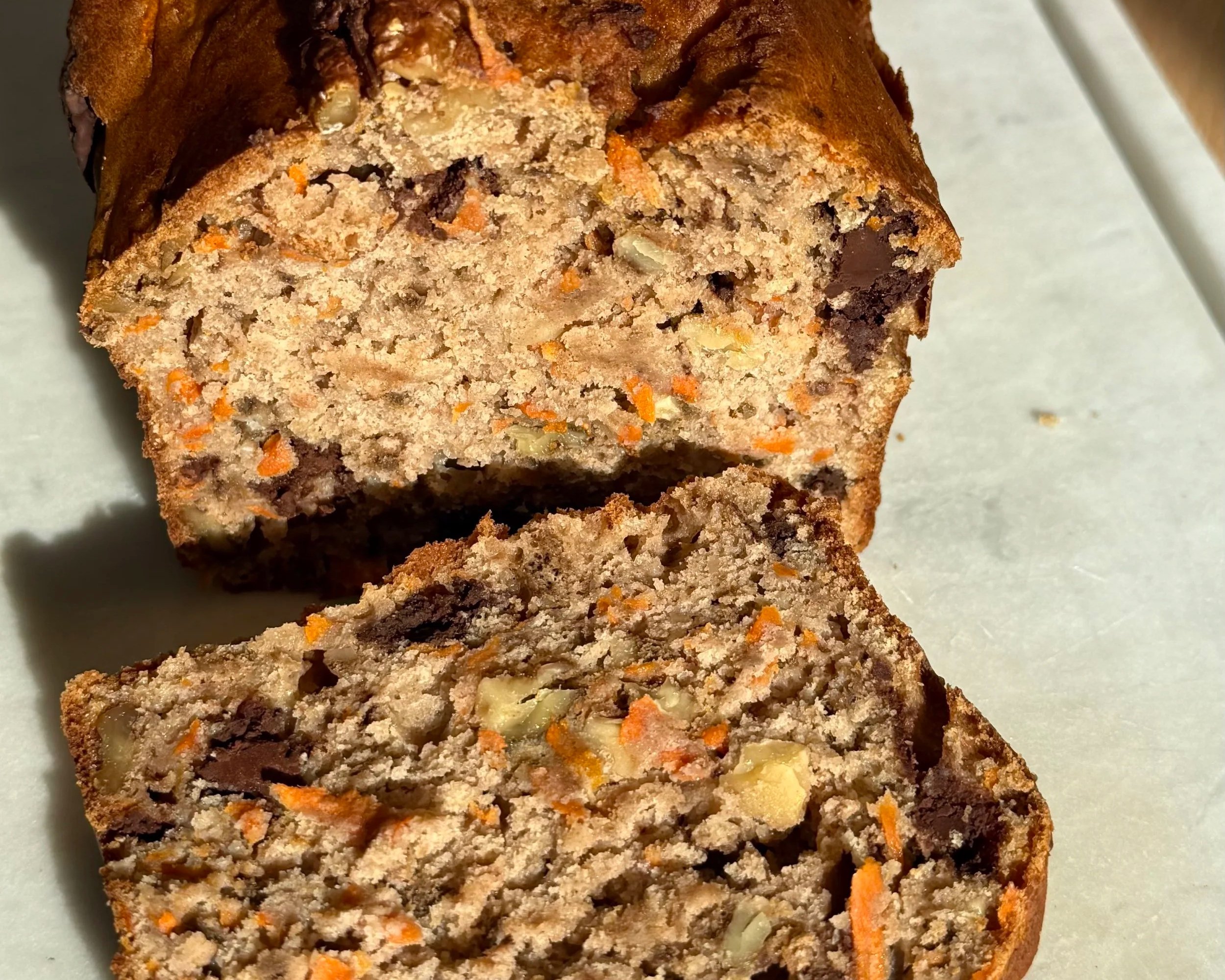 Healthy Banana Carrot Cake