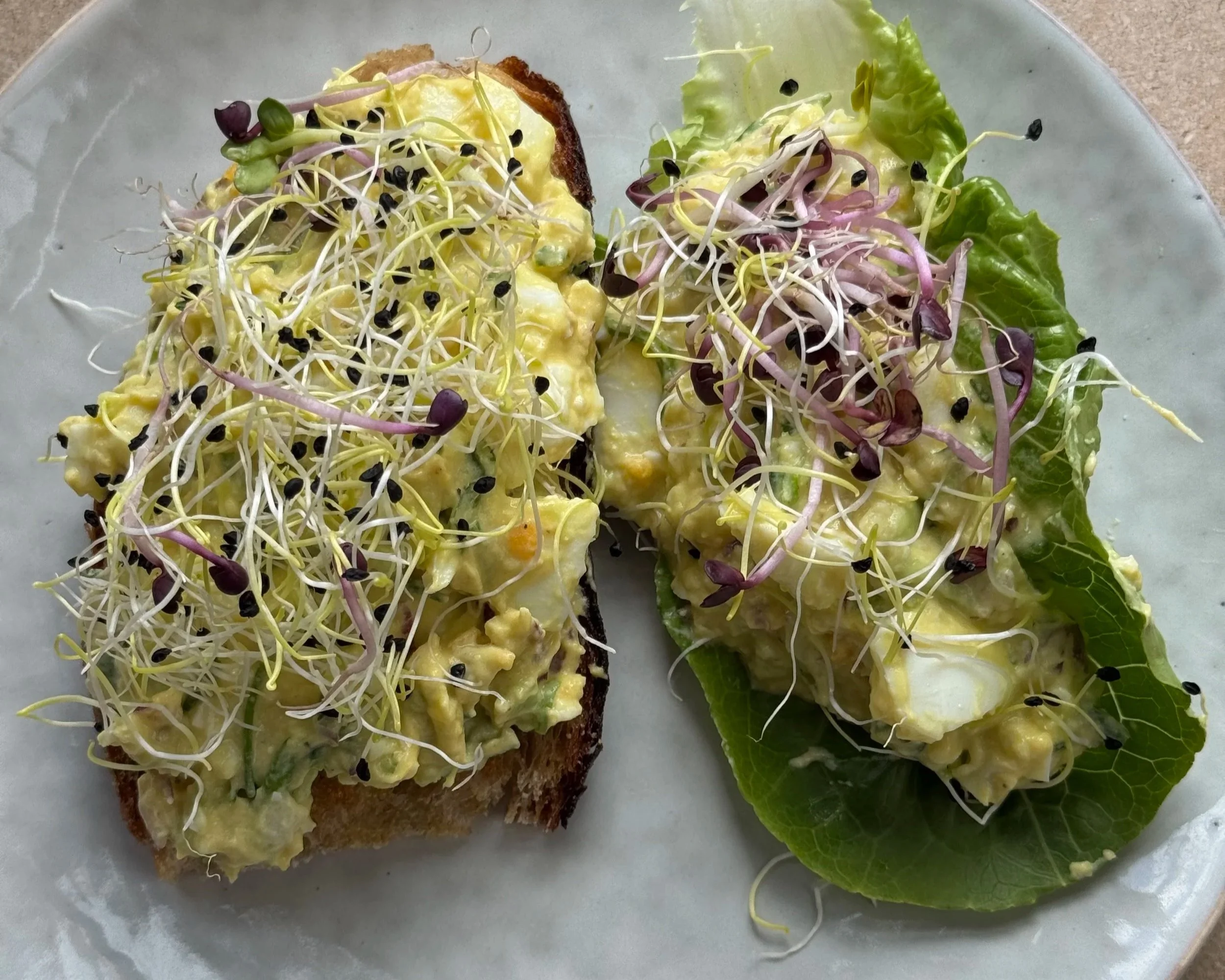 Creamy Egg &amp; Avocado Breakfast 