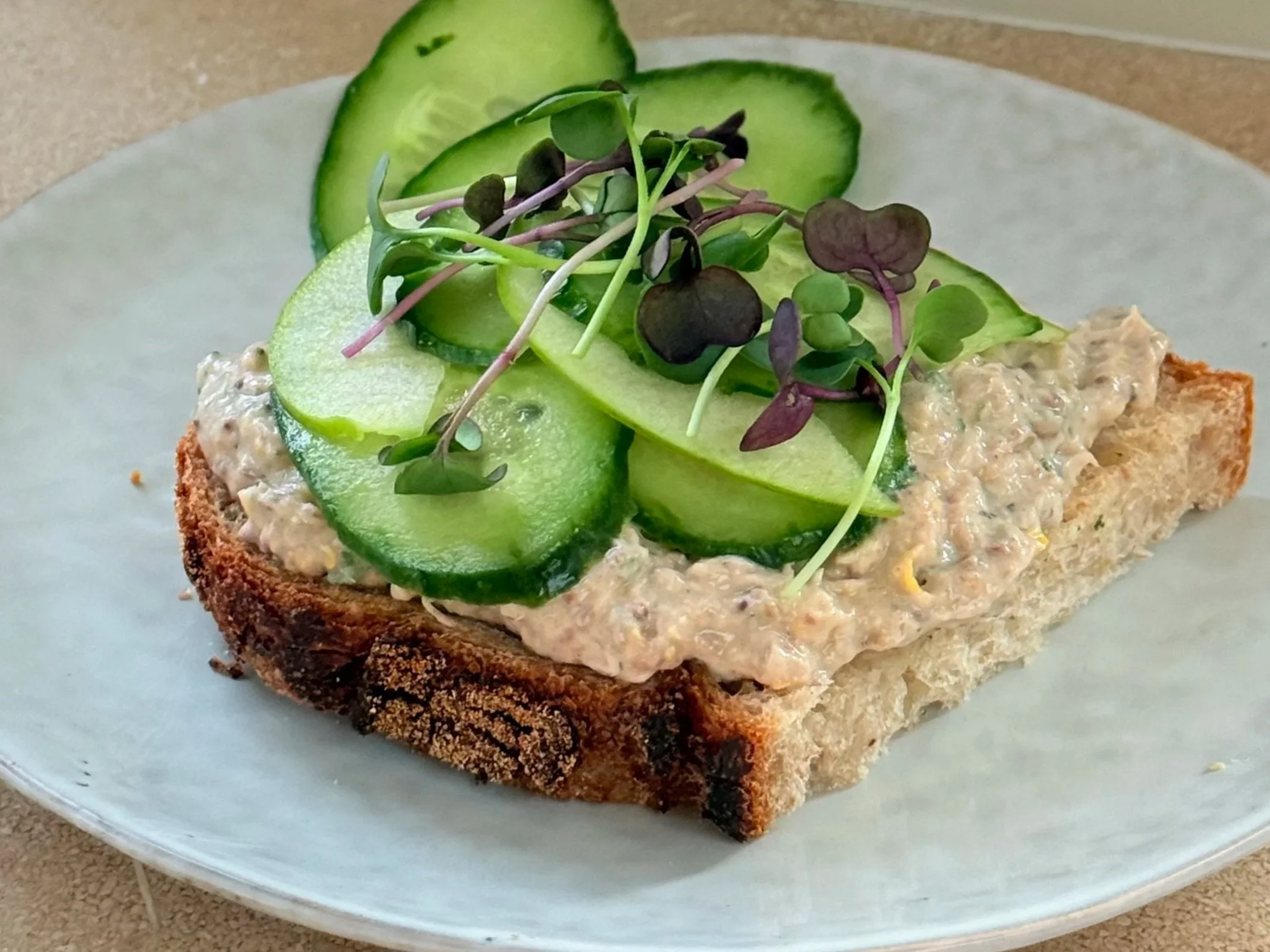 Skin Glow Sardine Toast 