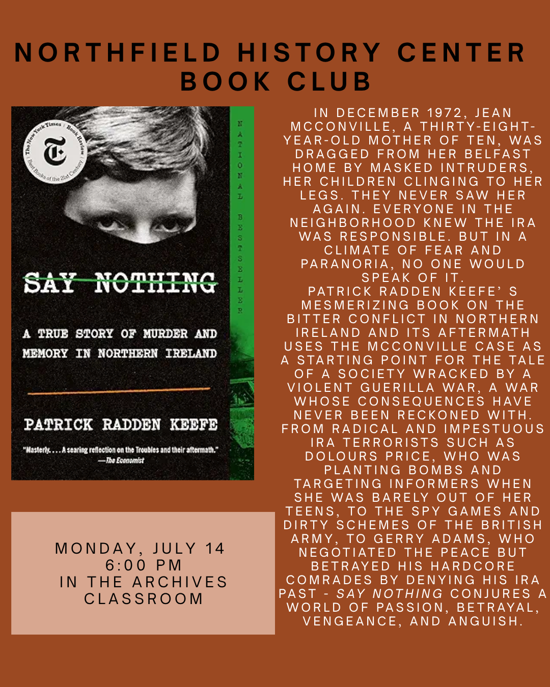 July History Book Club
