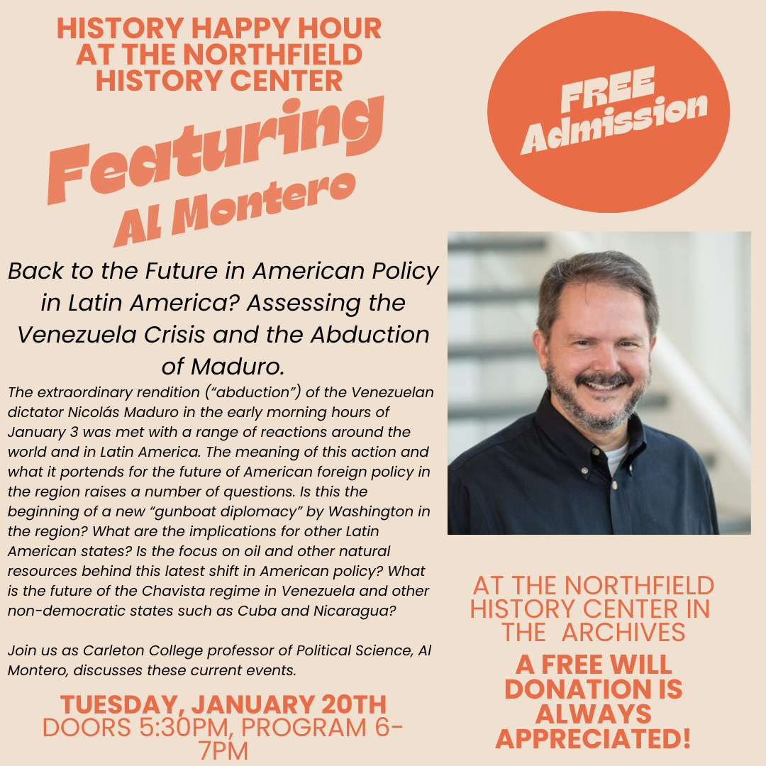 Special January History Happy Hour