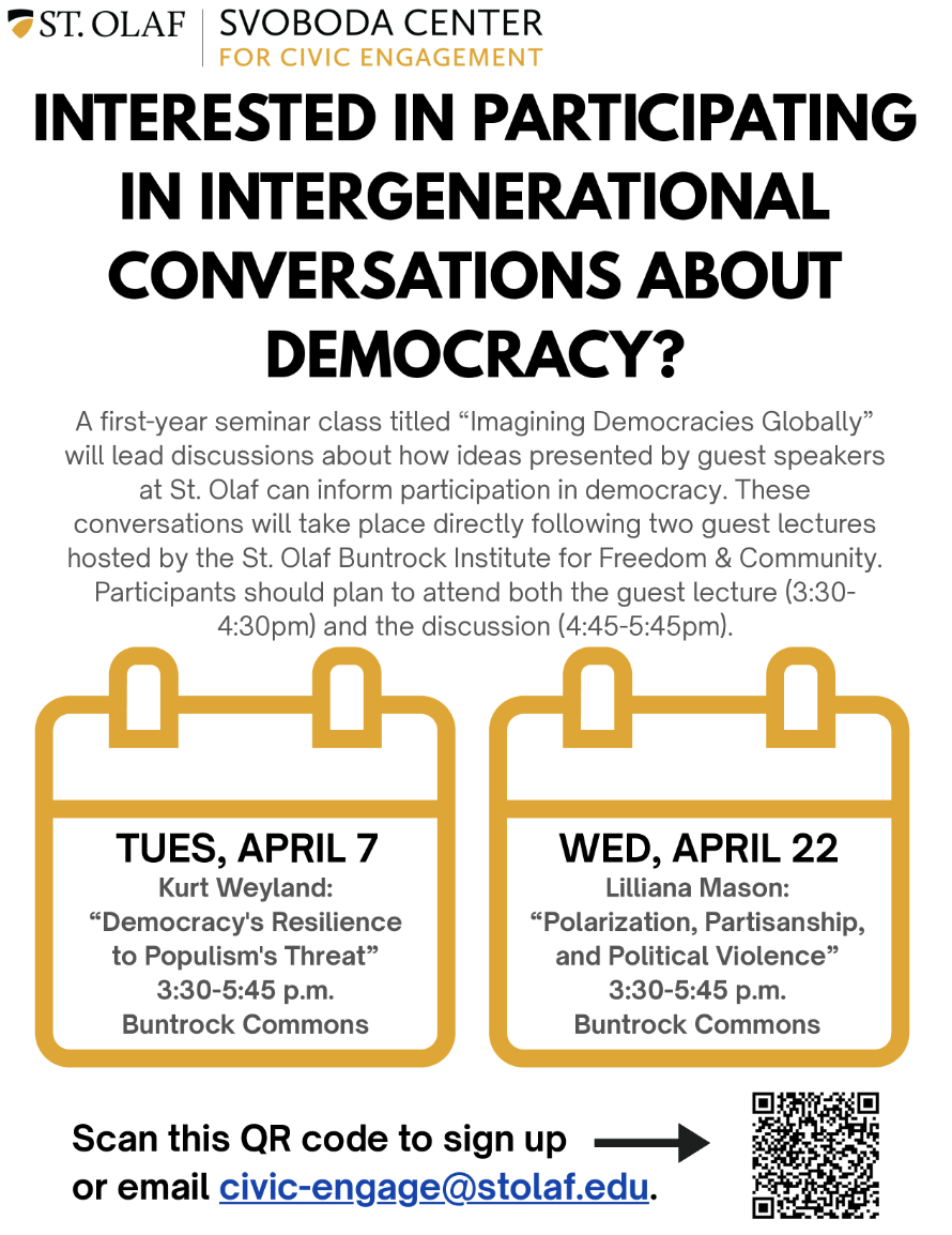 Intergenerational Conversations About Democracy - “Democracy’s Resilience to Populism’s Threat”